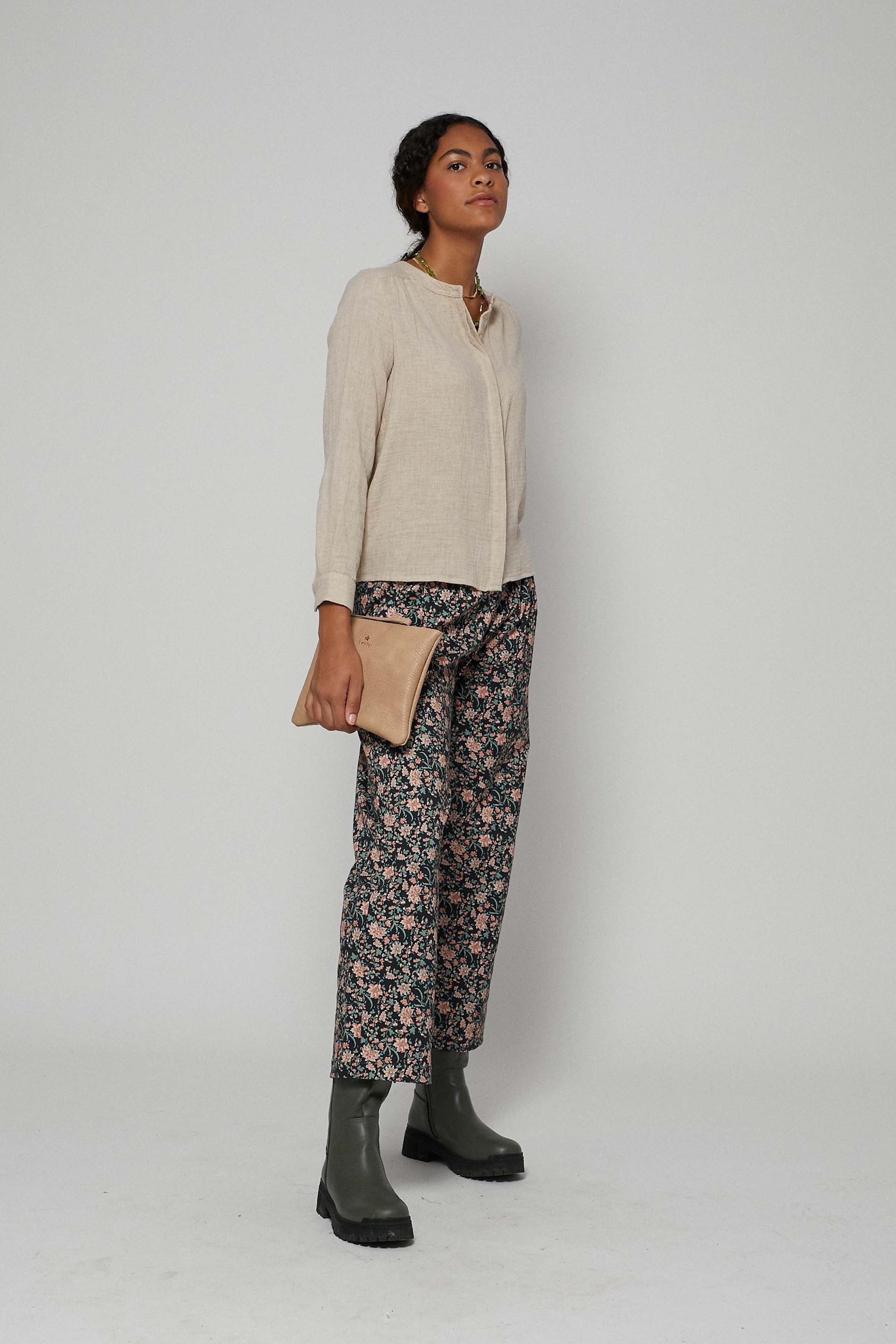 Blusa MELBOURNE ORGANIC Beige melange