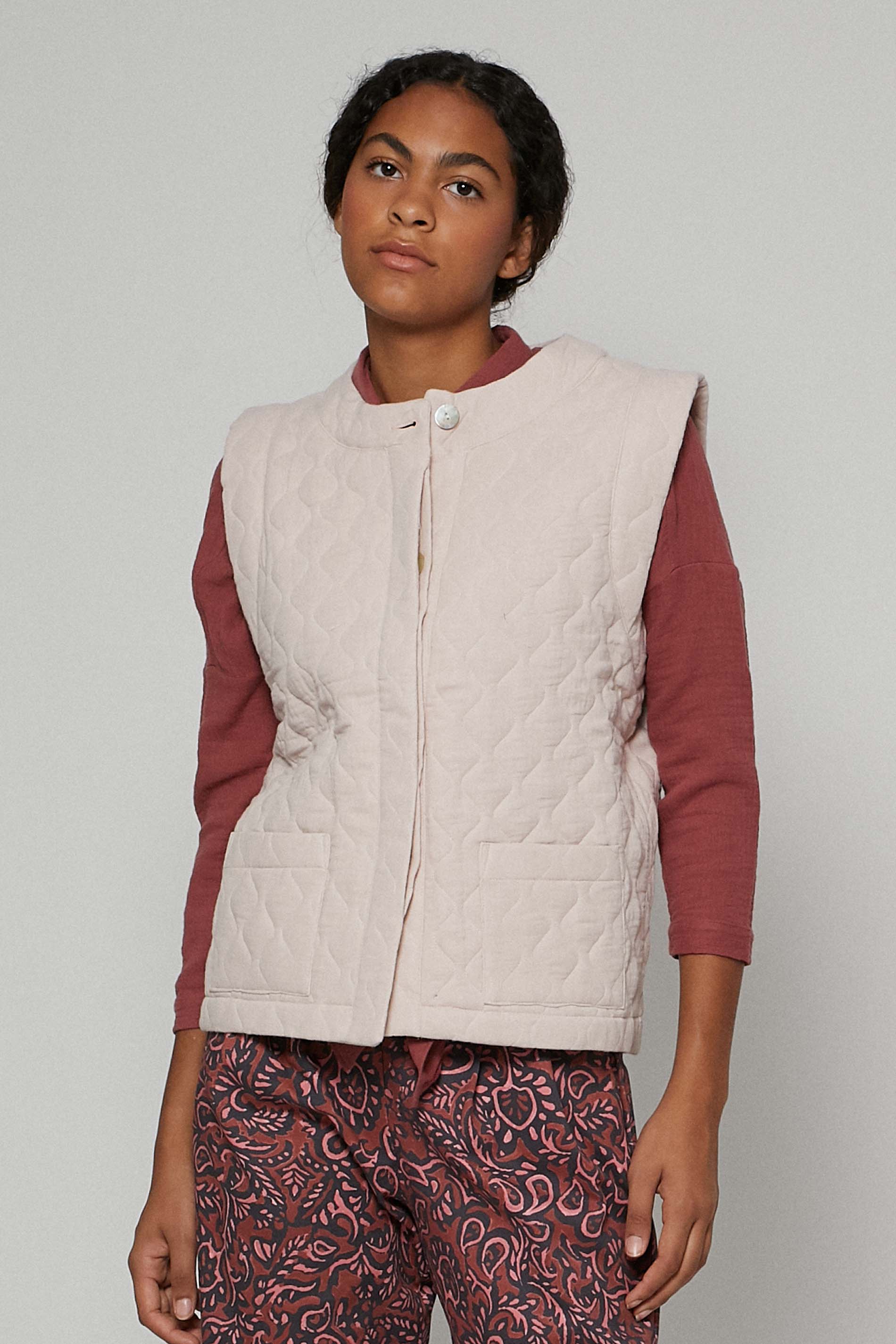 Gilet PISA rose