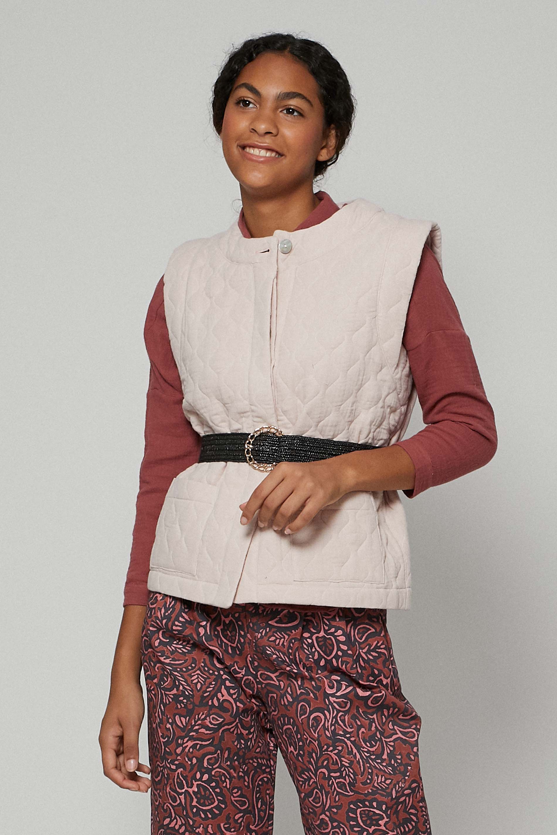 Gilet PISA rose