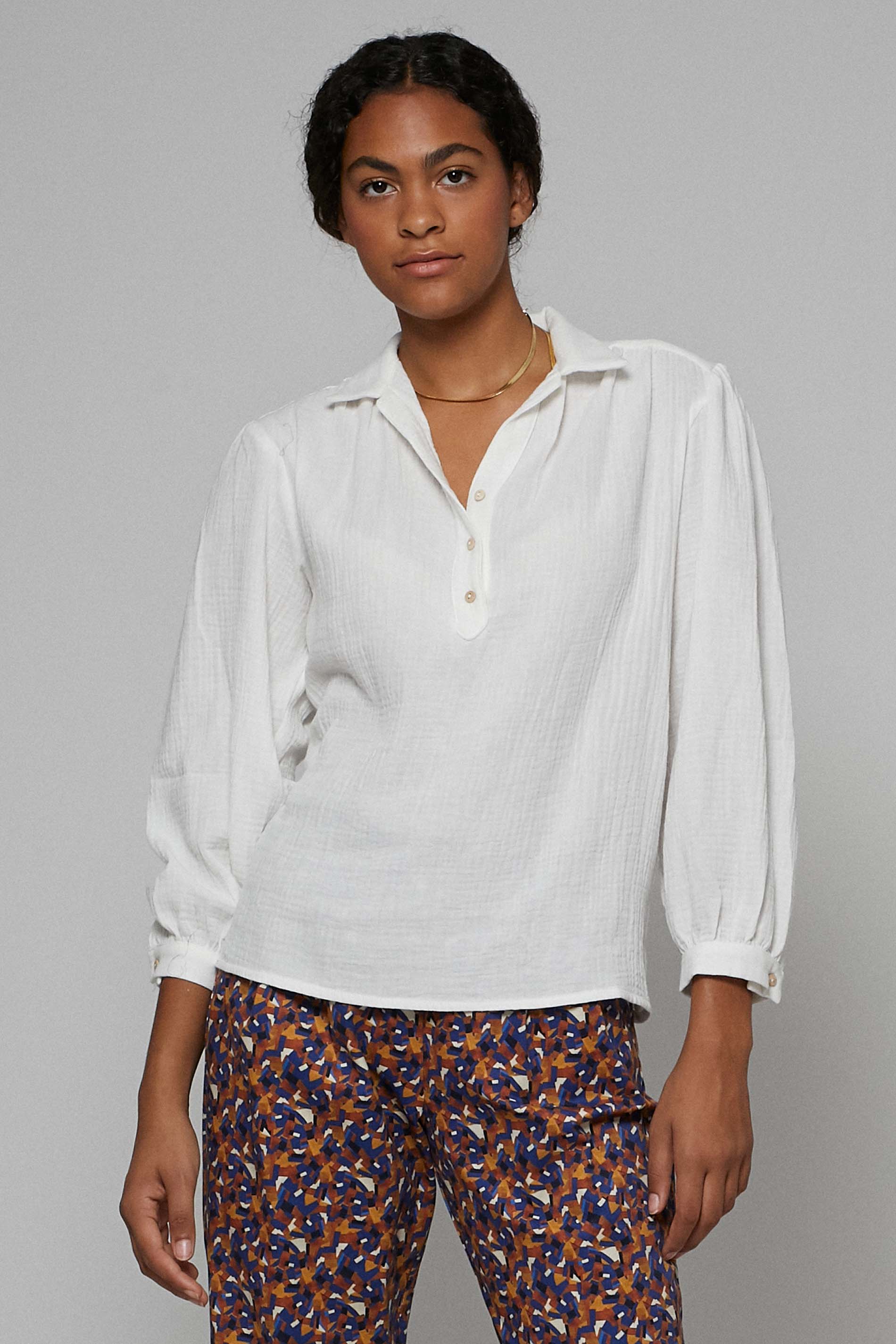 Blusa OTTA organic blanca