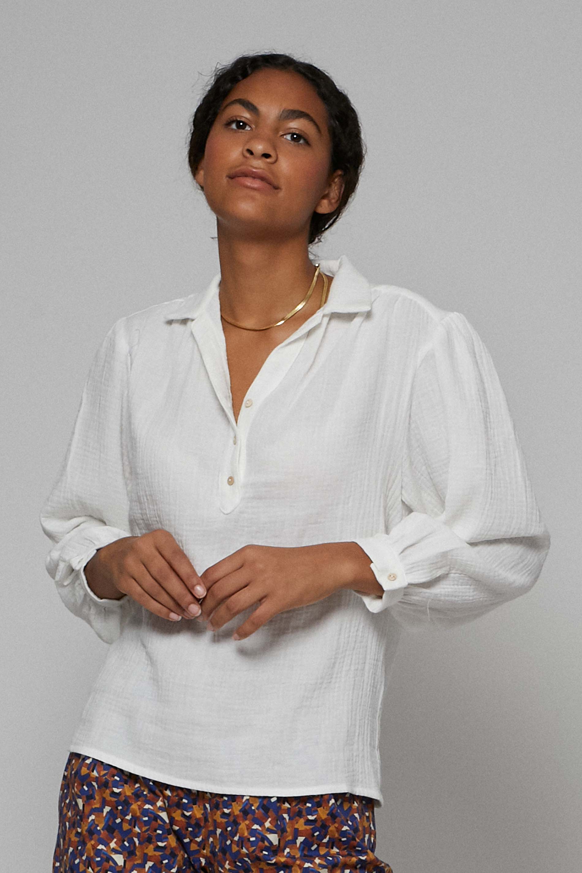 Blusa OTTA organic blanca