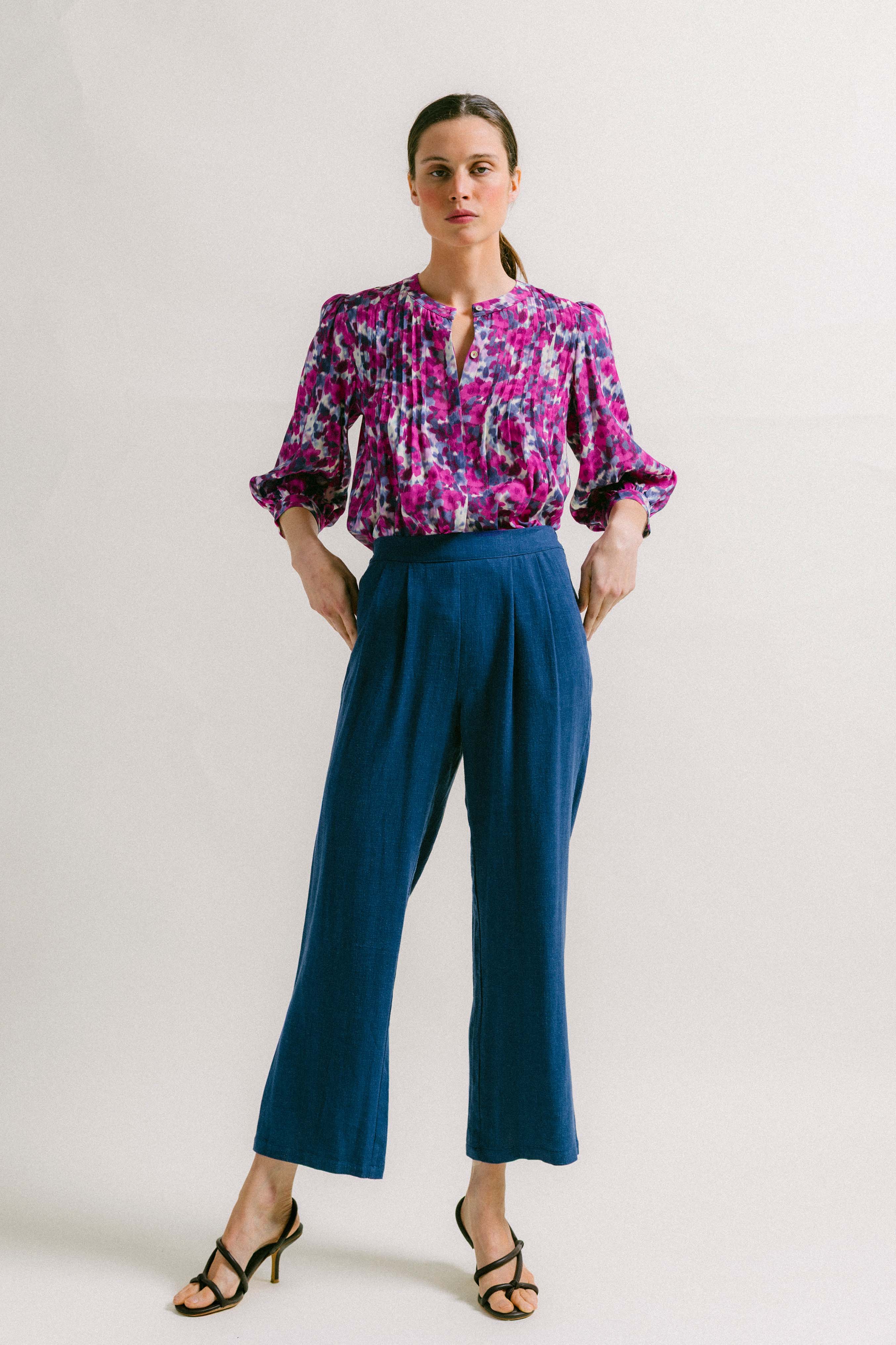 Blusa mancha fucsia ZEA