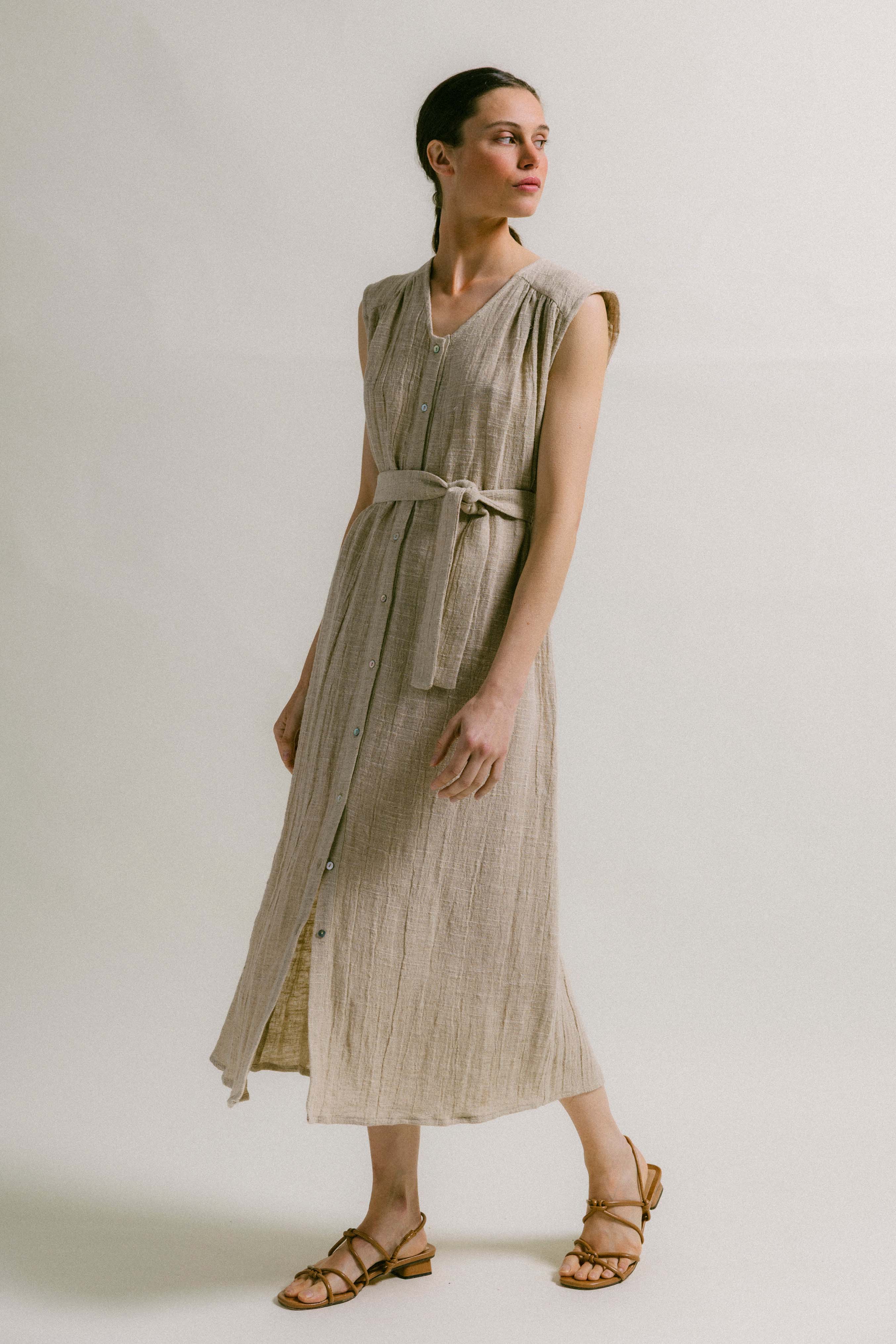 Vestido arena OLIMPIA