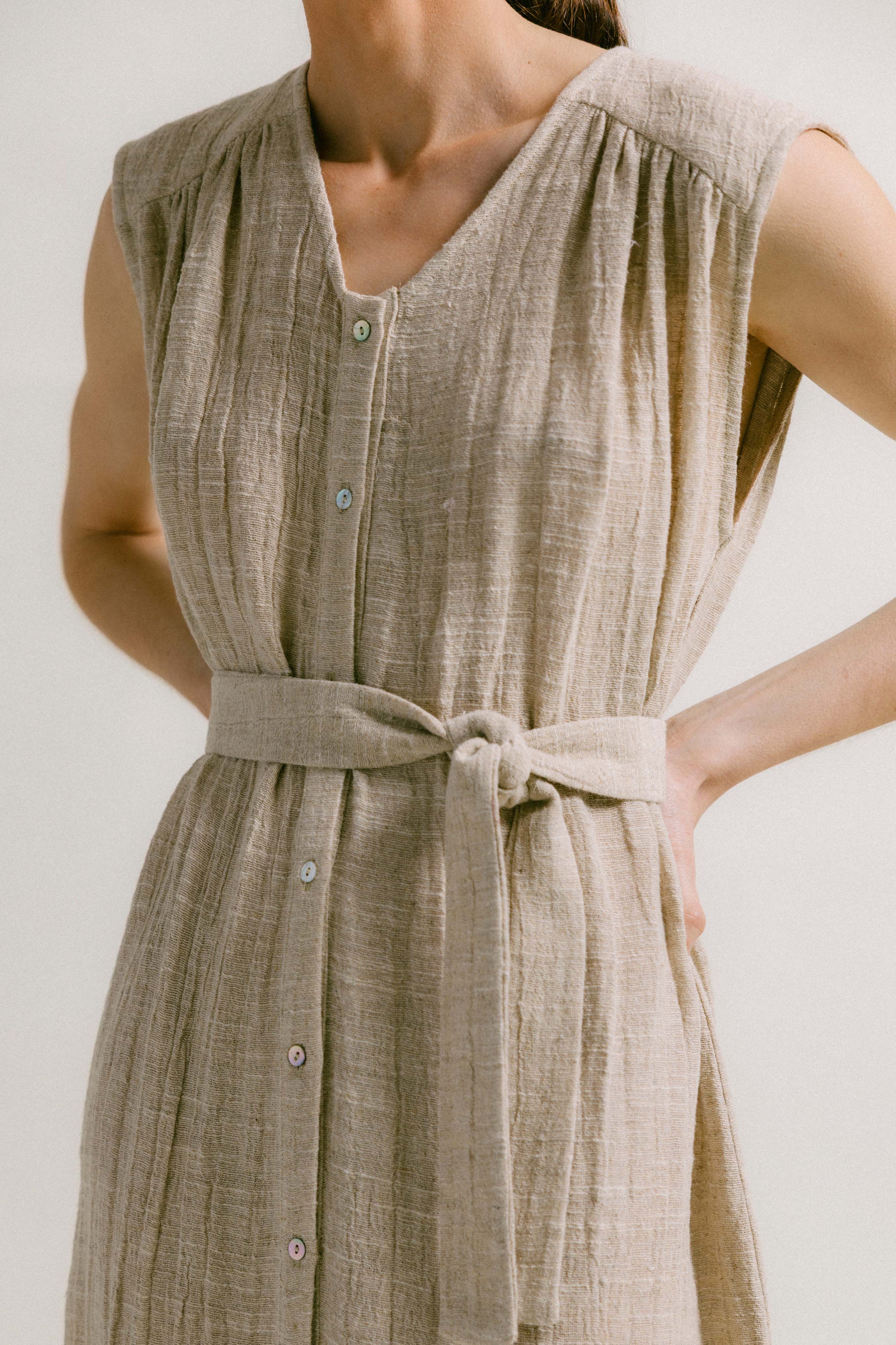 Vestido arena OLIMPIA