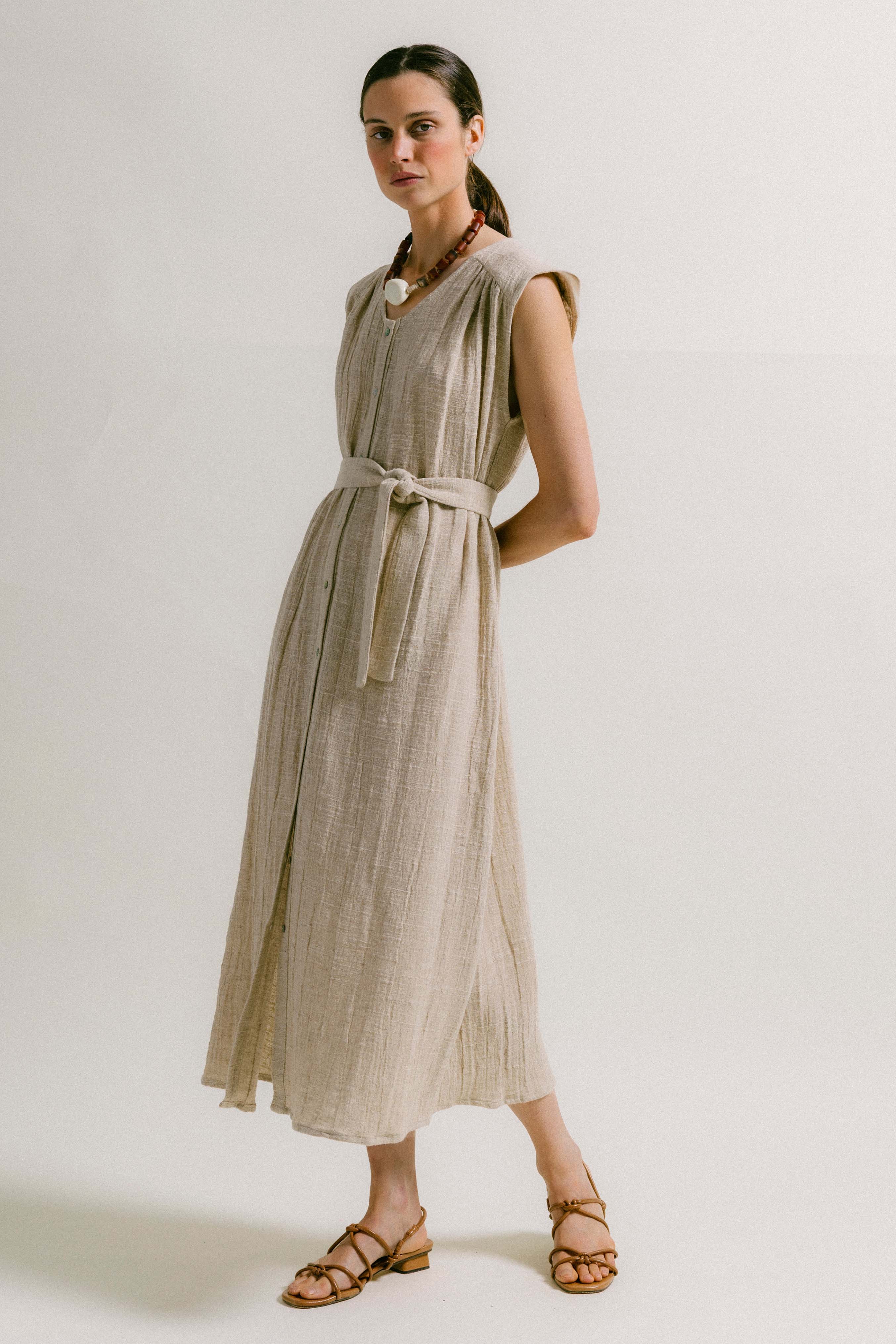 Vestido arena OLIMPIA