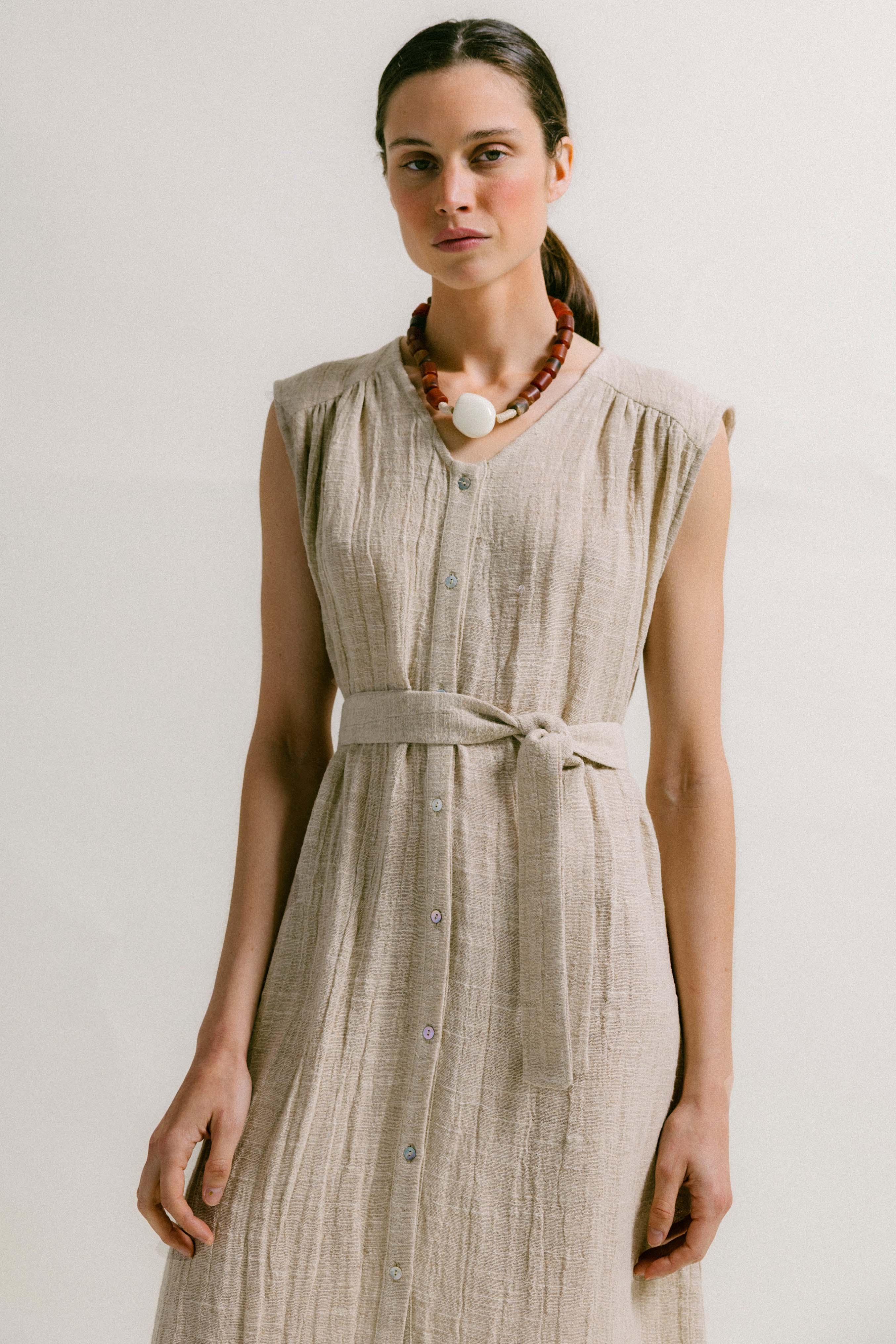 Vestido arena OLIMPIA