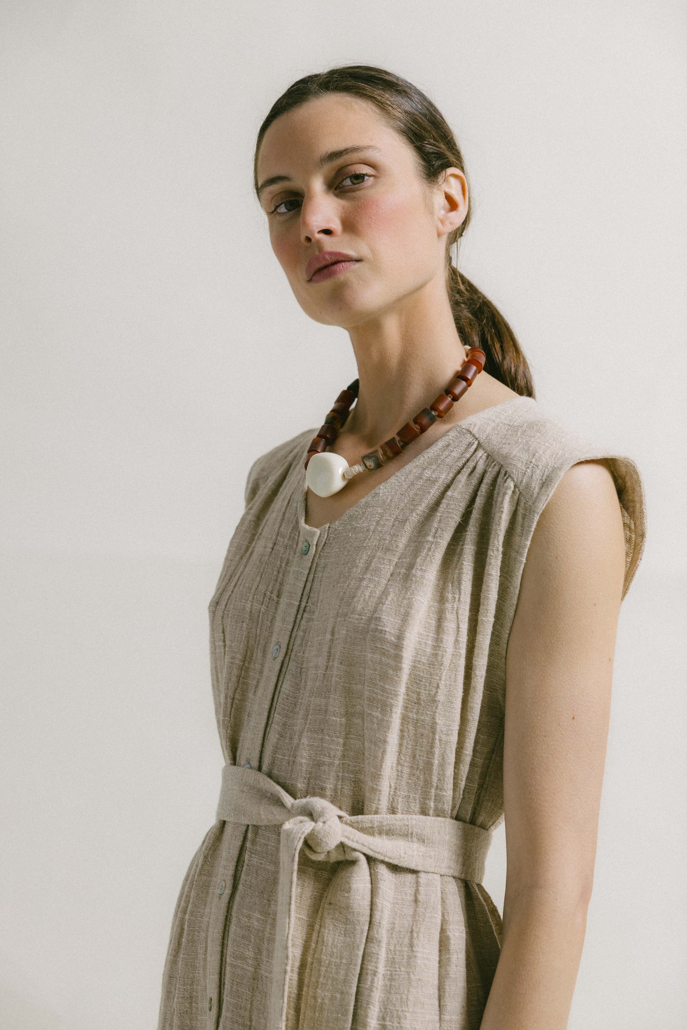 Vestido arena OLIMPIA