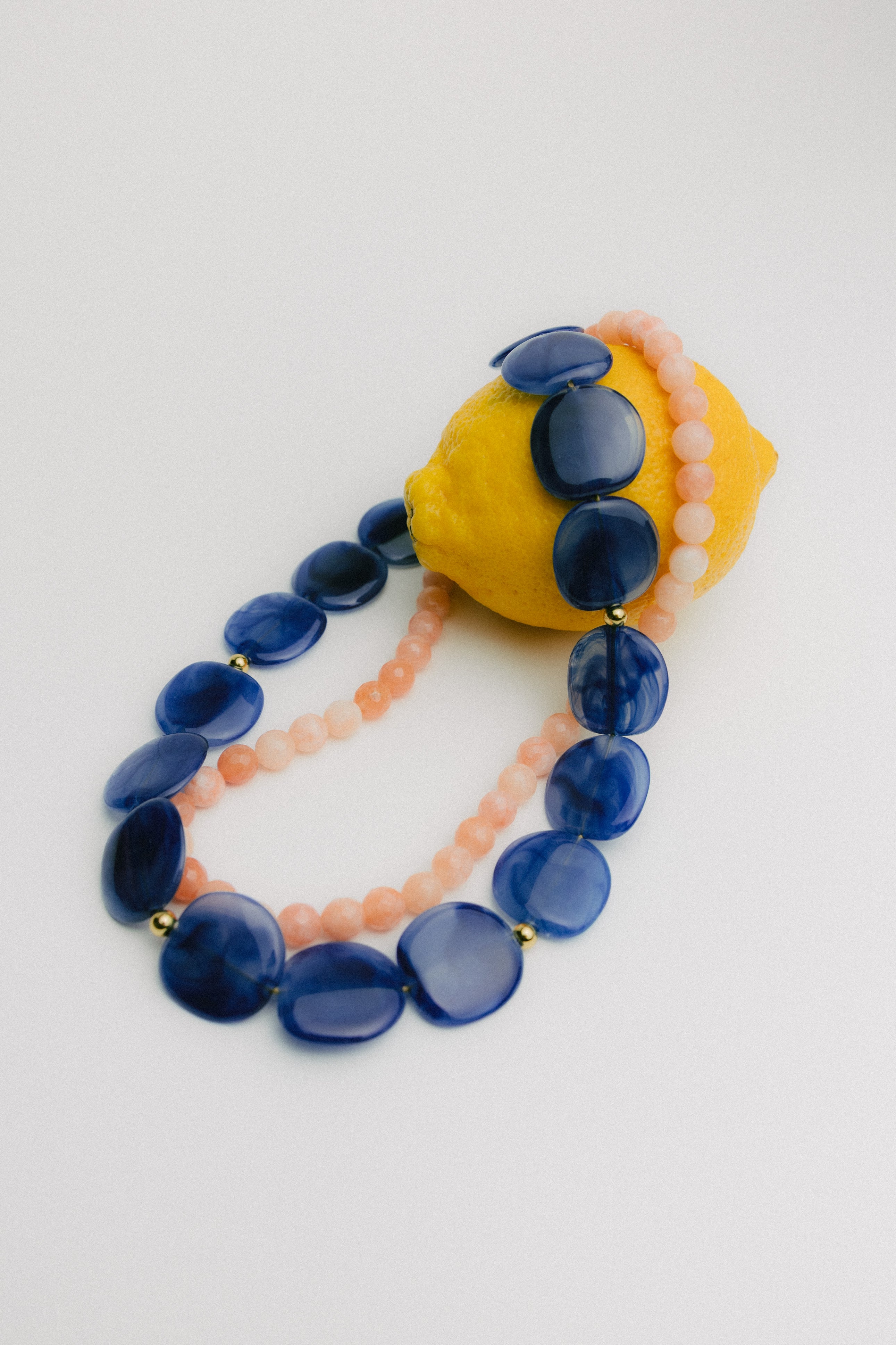 collier FAULT bleu