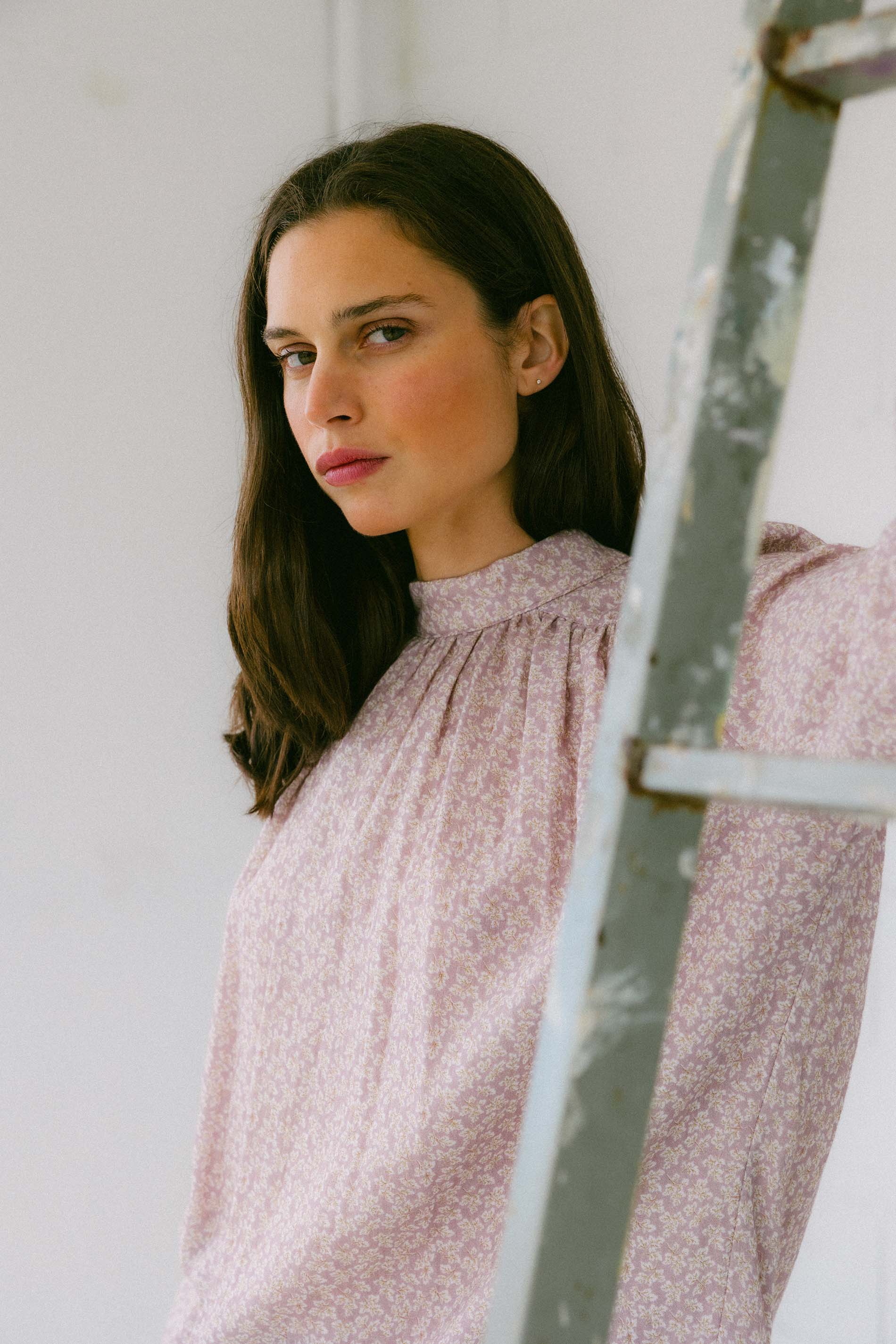 Blusa ORGANIC MALVA goma puño HALDEN