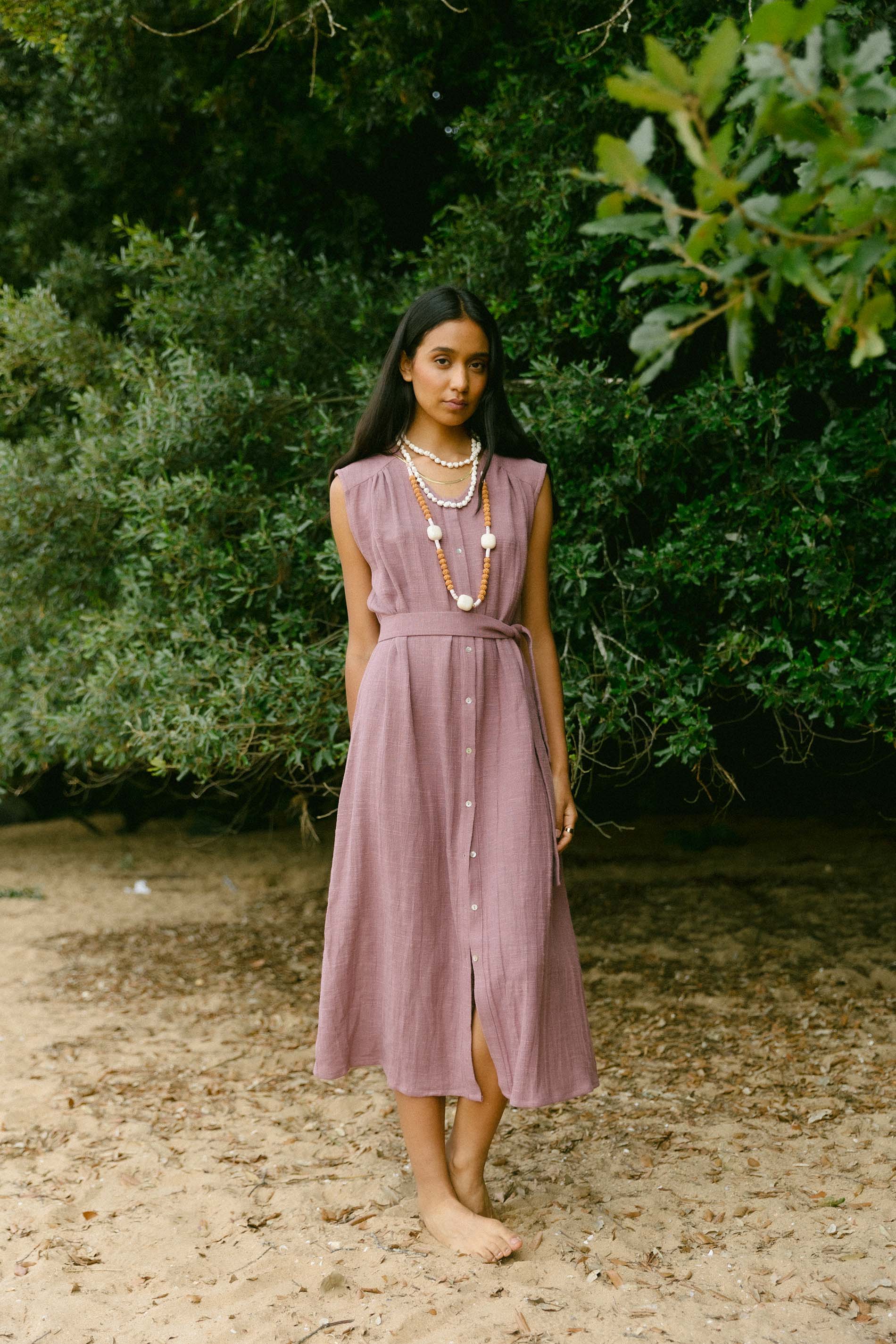 Vestido ROSA TAUPE OLIMPIA