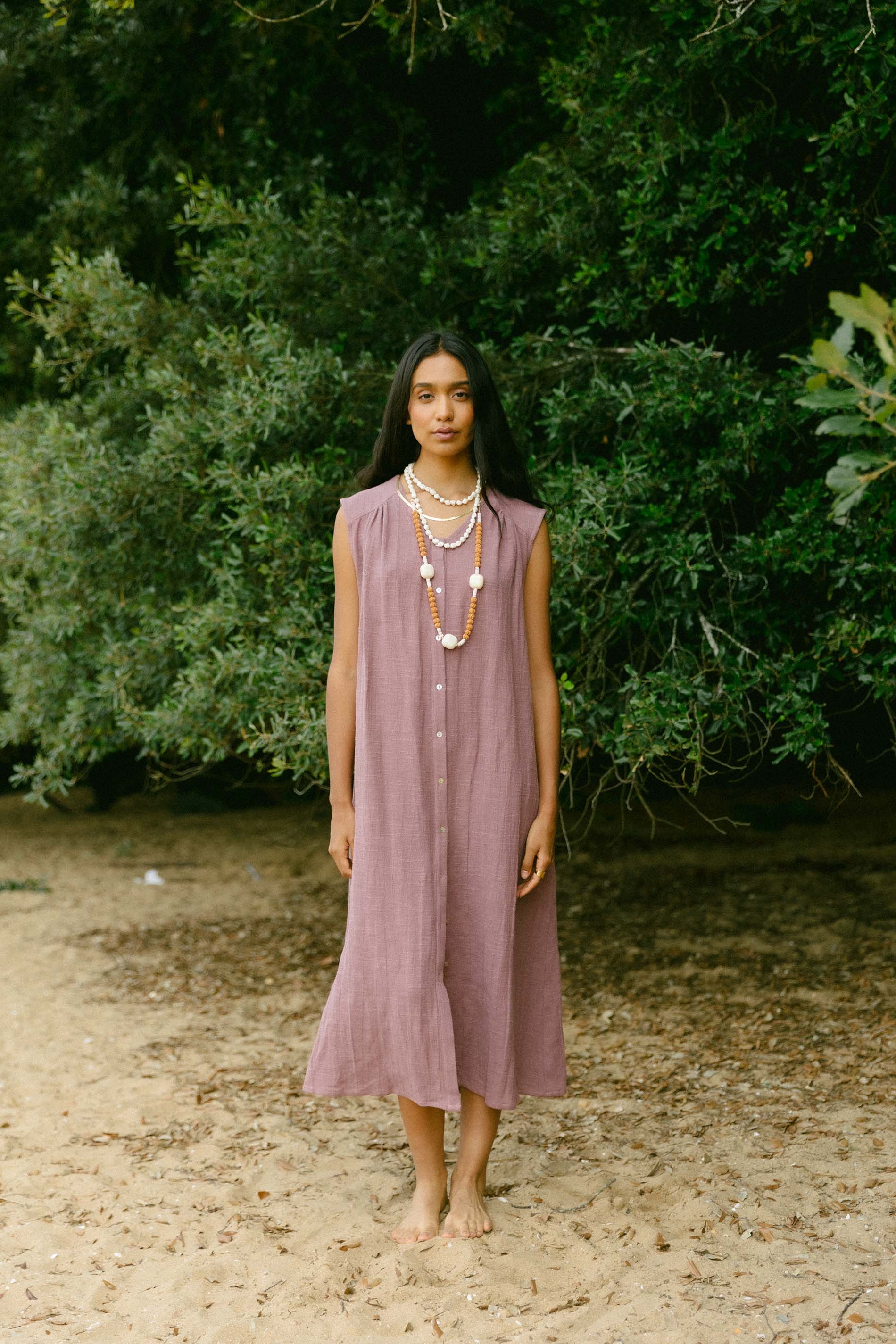 Vestido ROSA TAUPE OLIMPIA