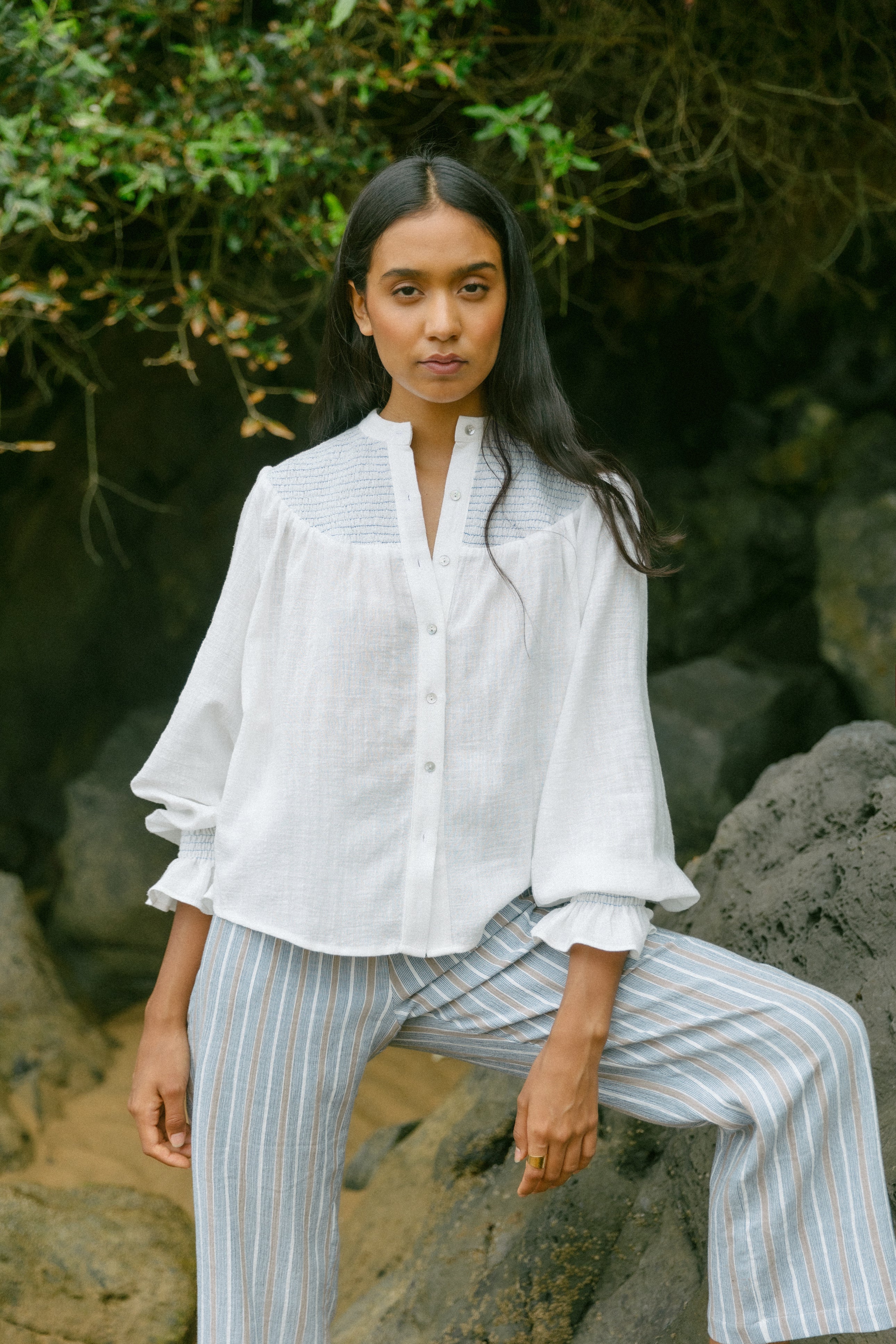 BLUSA MAY ALGODÓN engomado