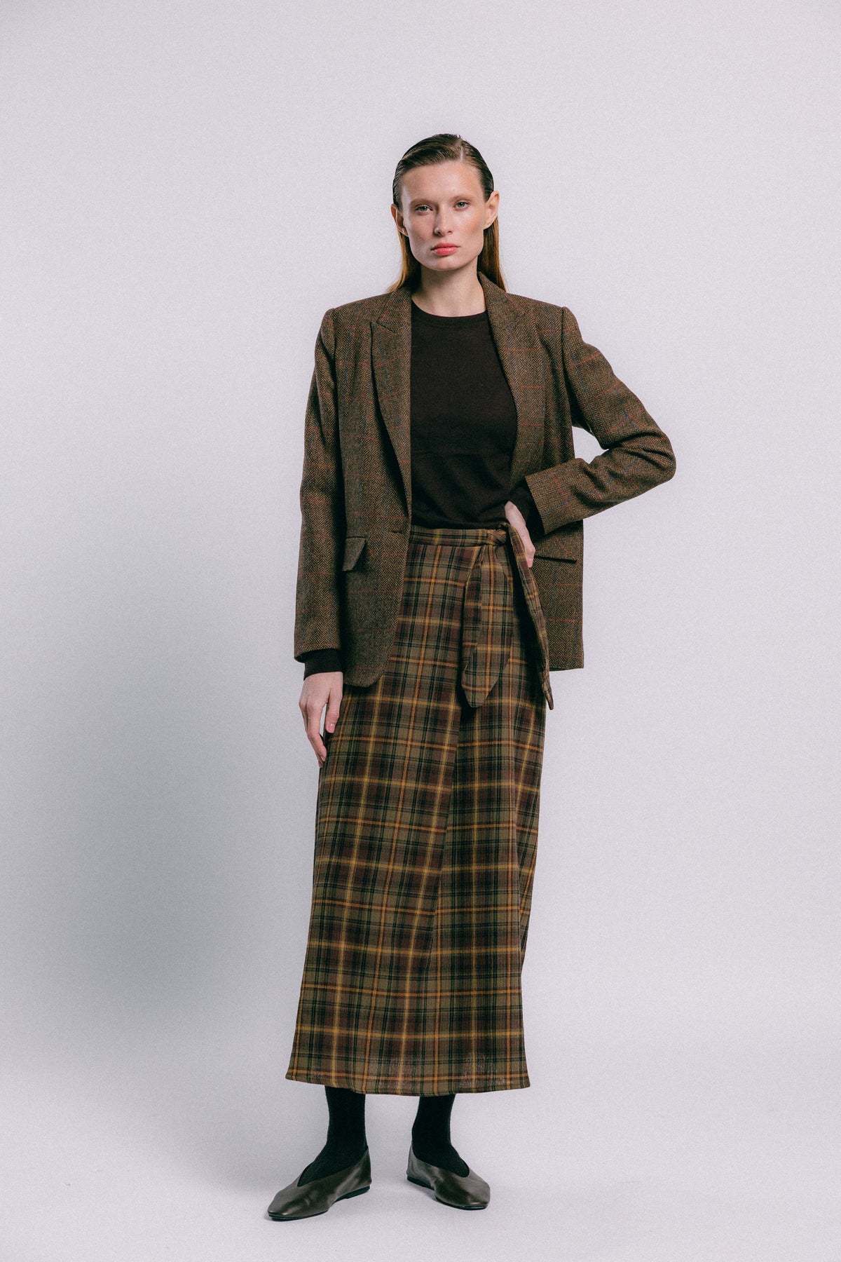 Blazer MILLET lana cuadros