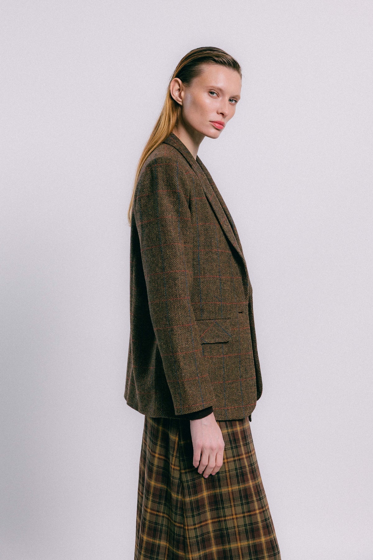 Blazer MILLET lana cuadros