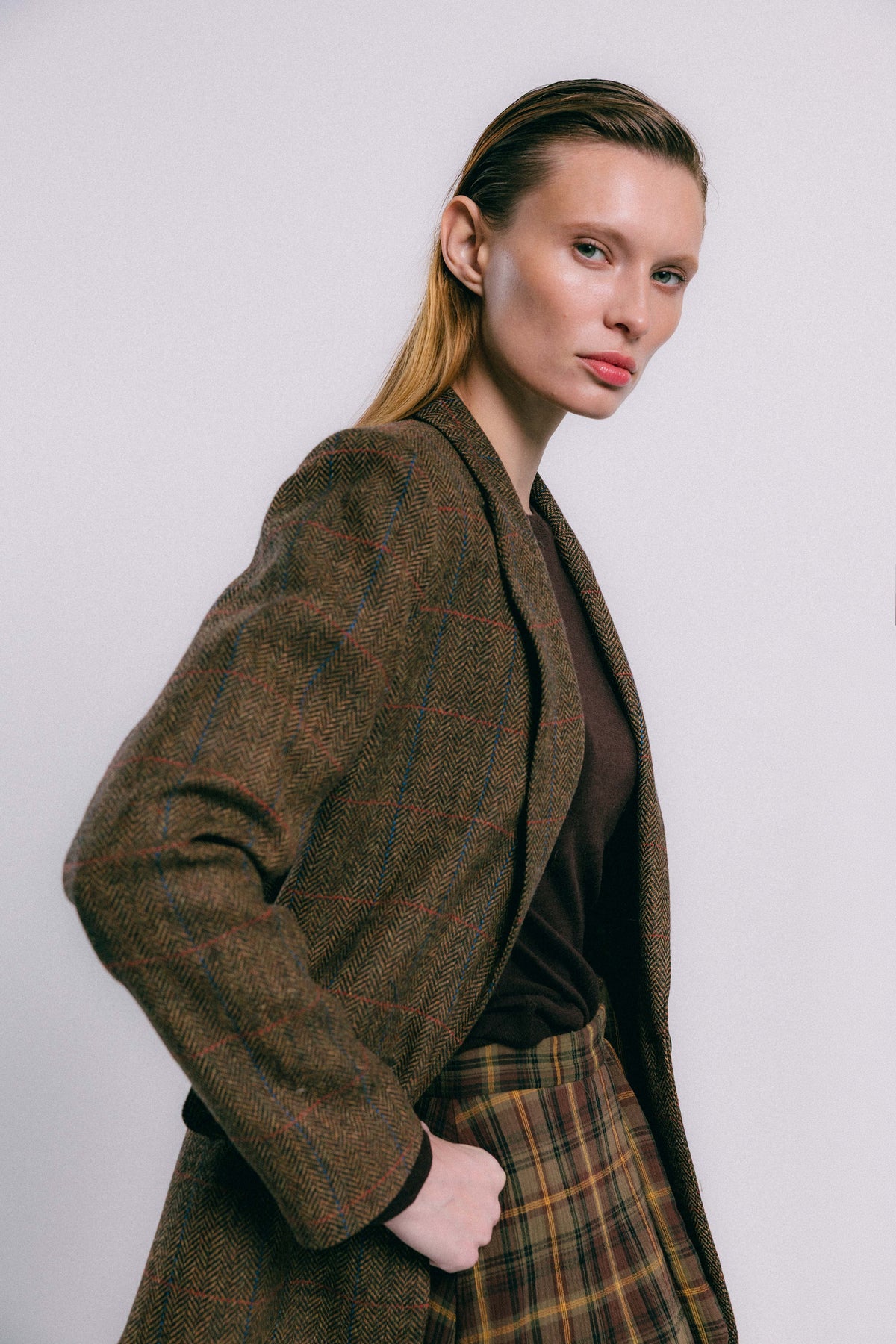 Blazer MILLET lana cuadros