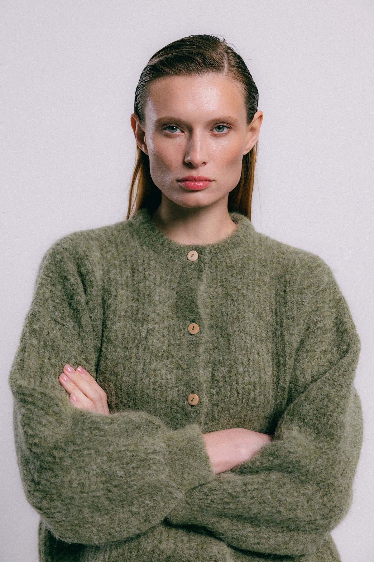 Chaqueta manteca verde