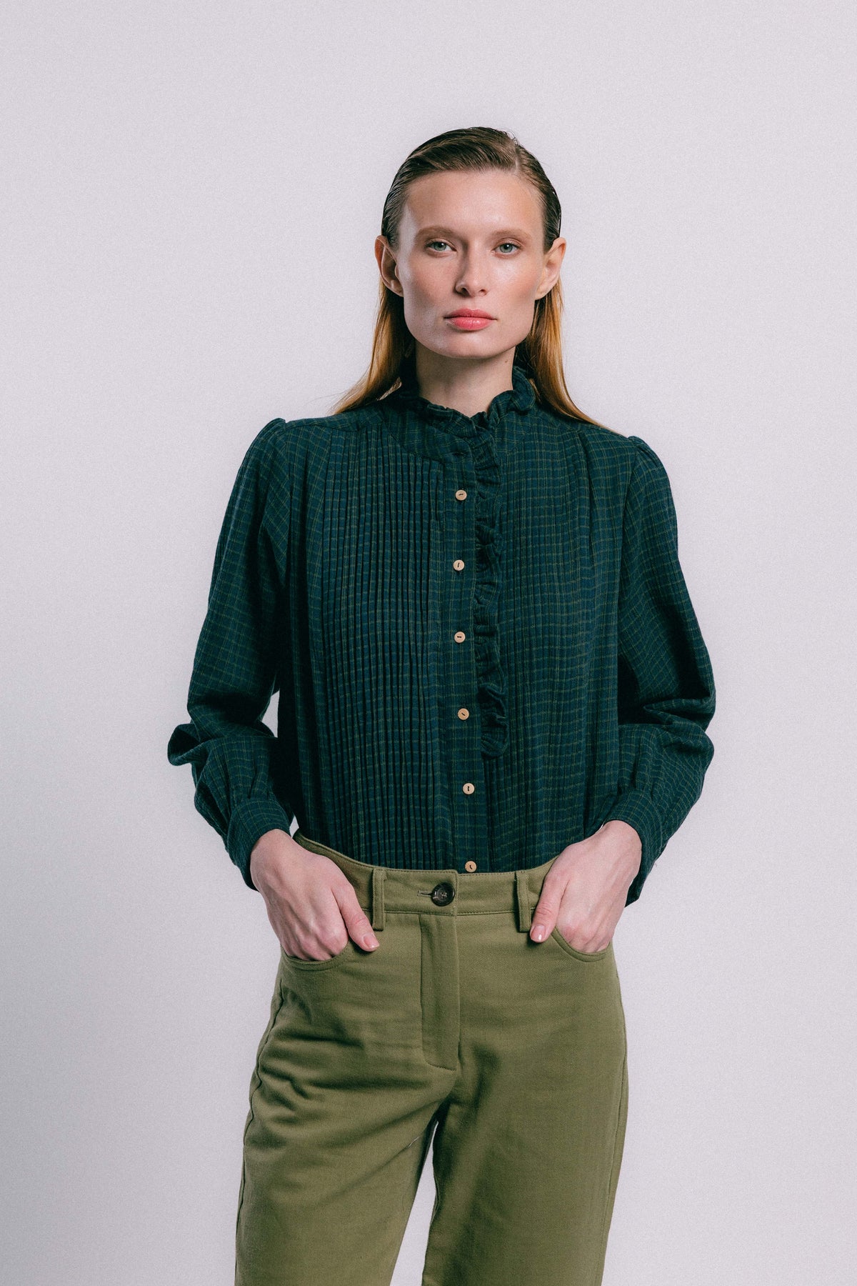Blusa perth cuadros