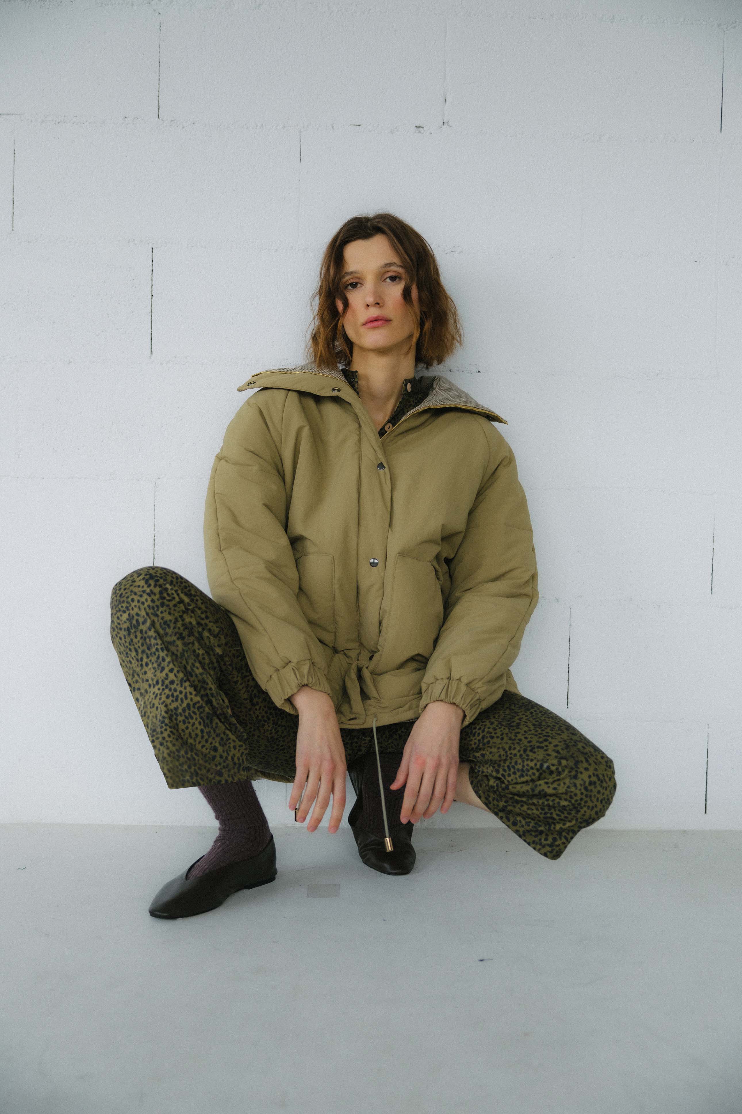 ABRIGO FUJI ACOLCHADO beige