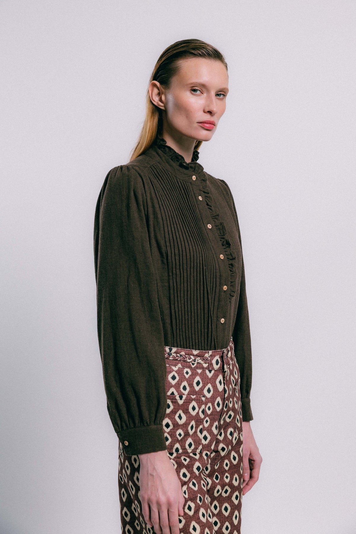 Blusa perth chocolate
