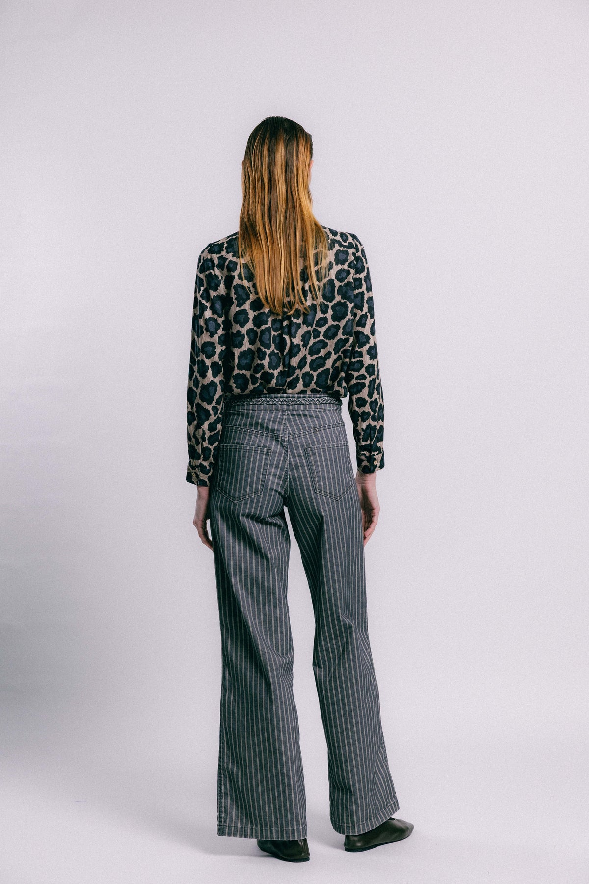 PANTALÓN viena RAYA AZUL