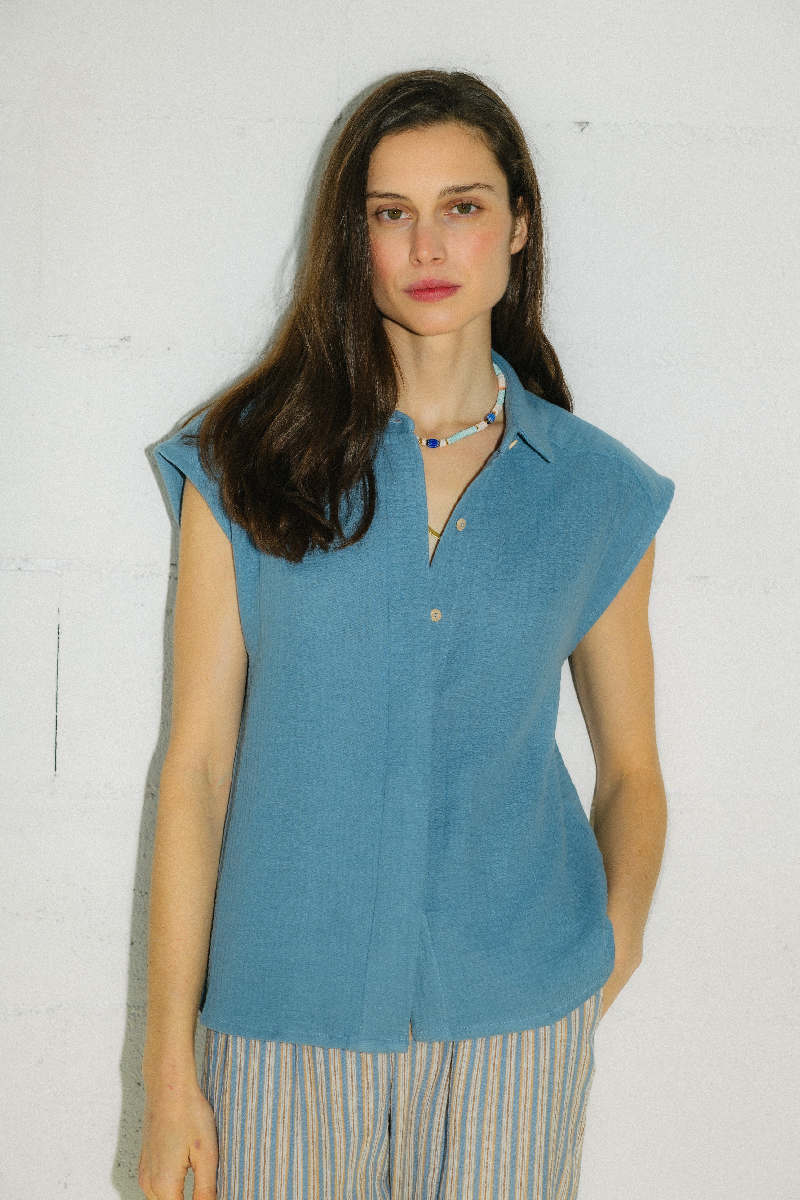 Blusa LUCEA azul storm