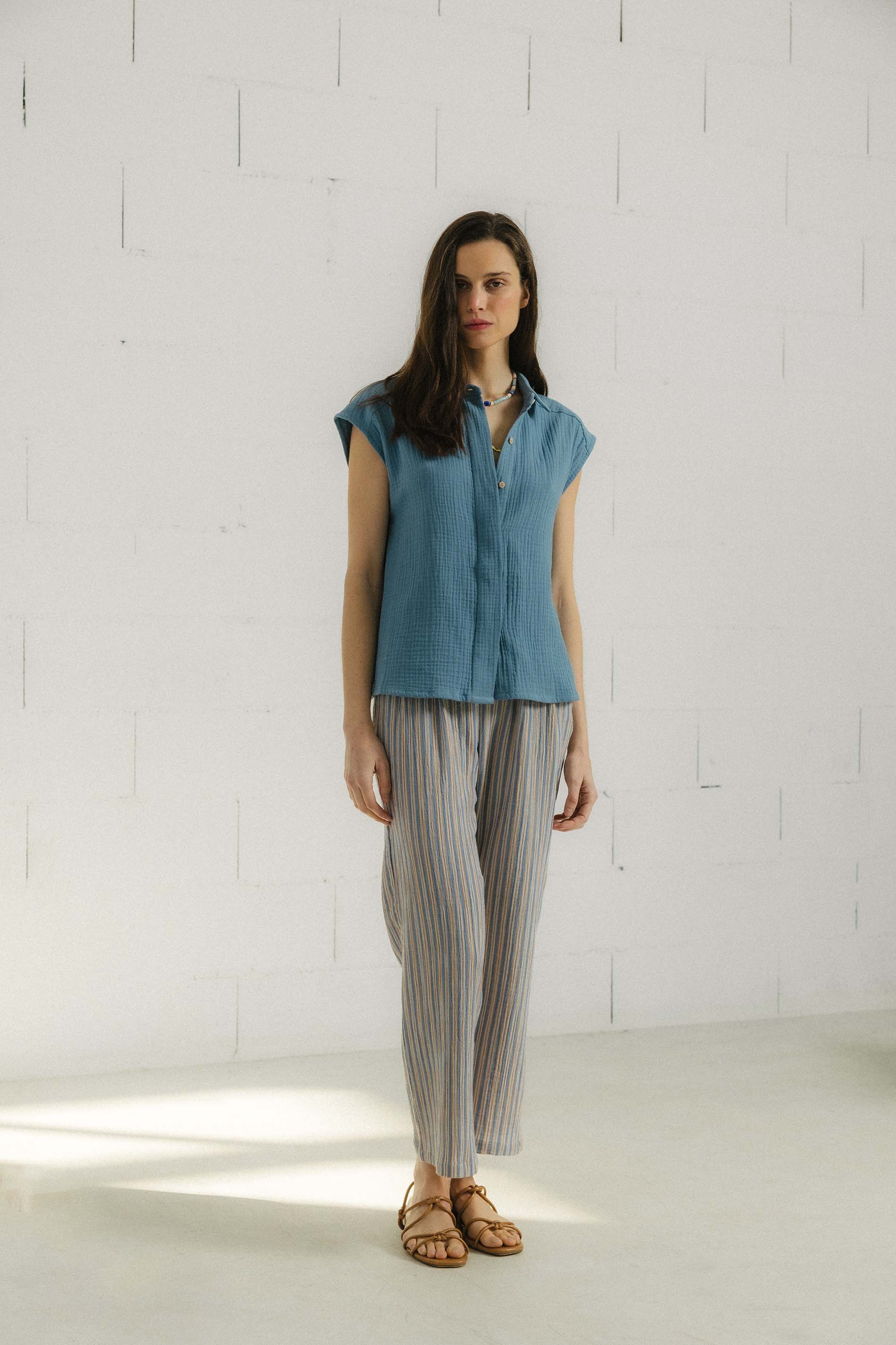 Blusa LUCEA azul storm