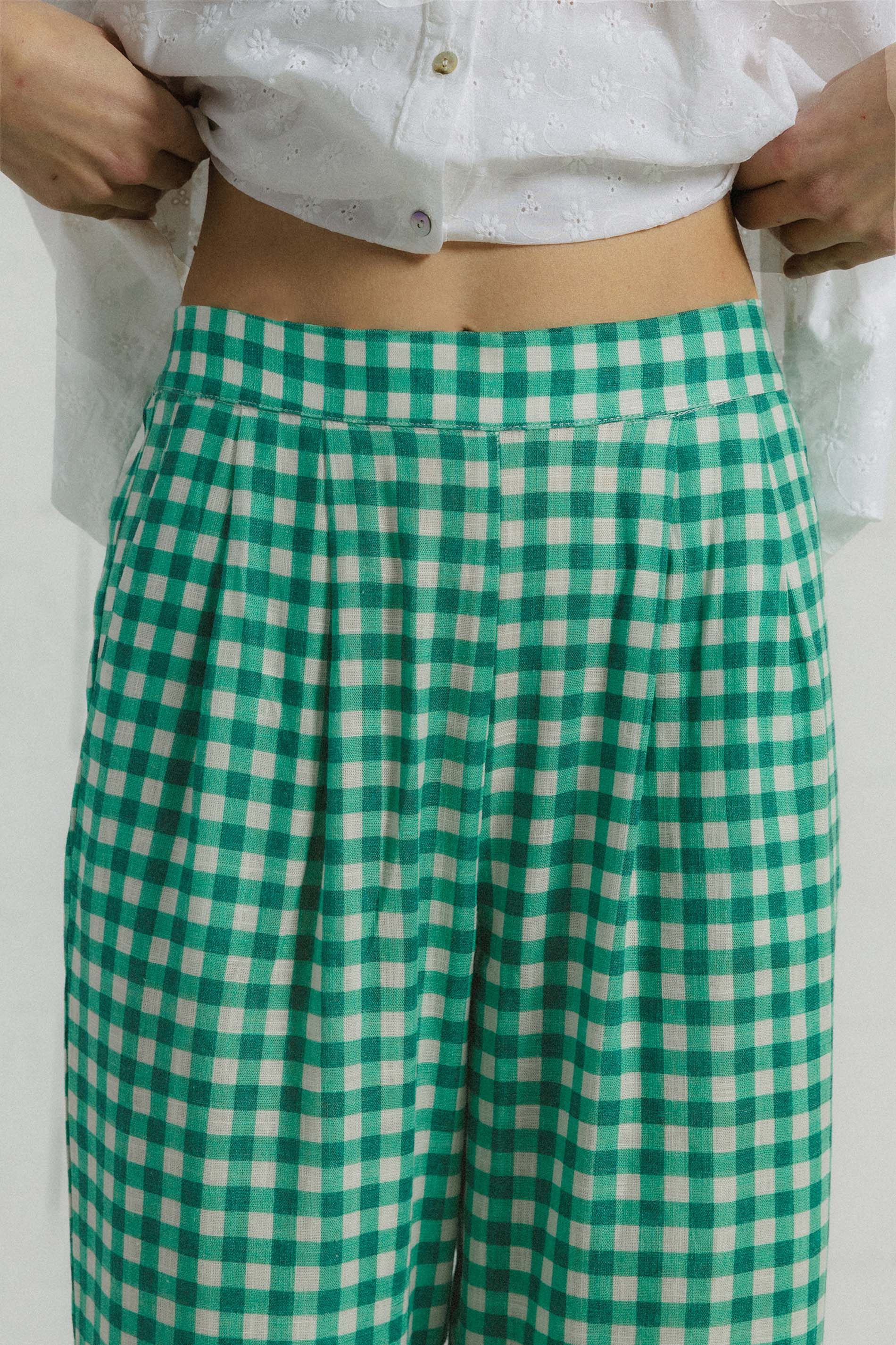 Pantalón MILLET VICHY VERDE