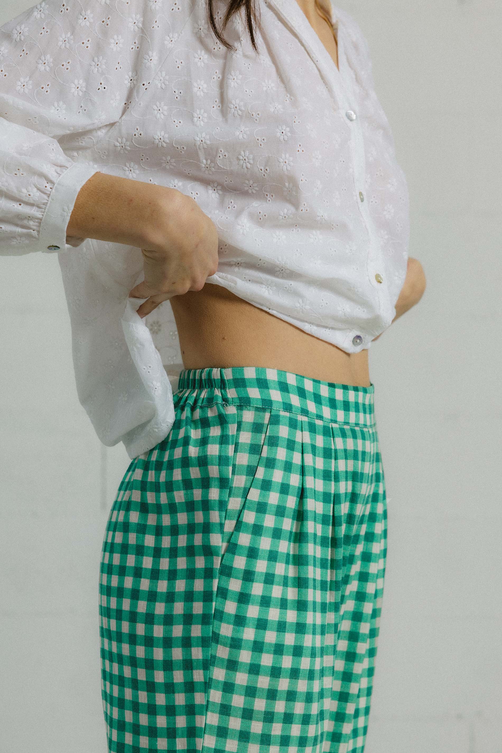Pantalón MILLET VICHY VERDE