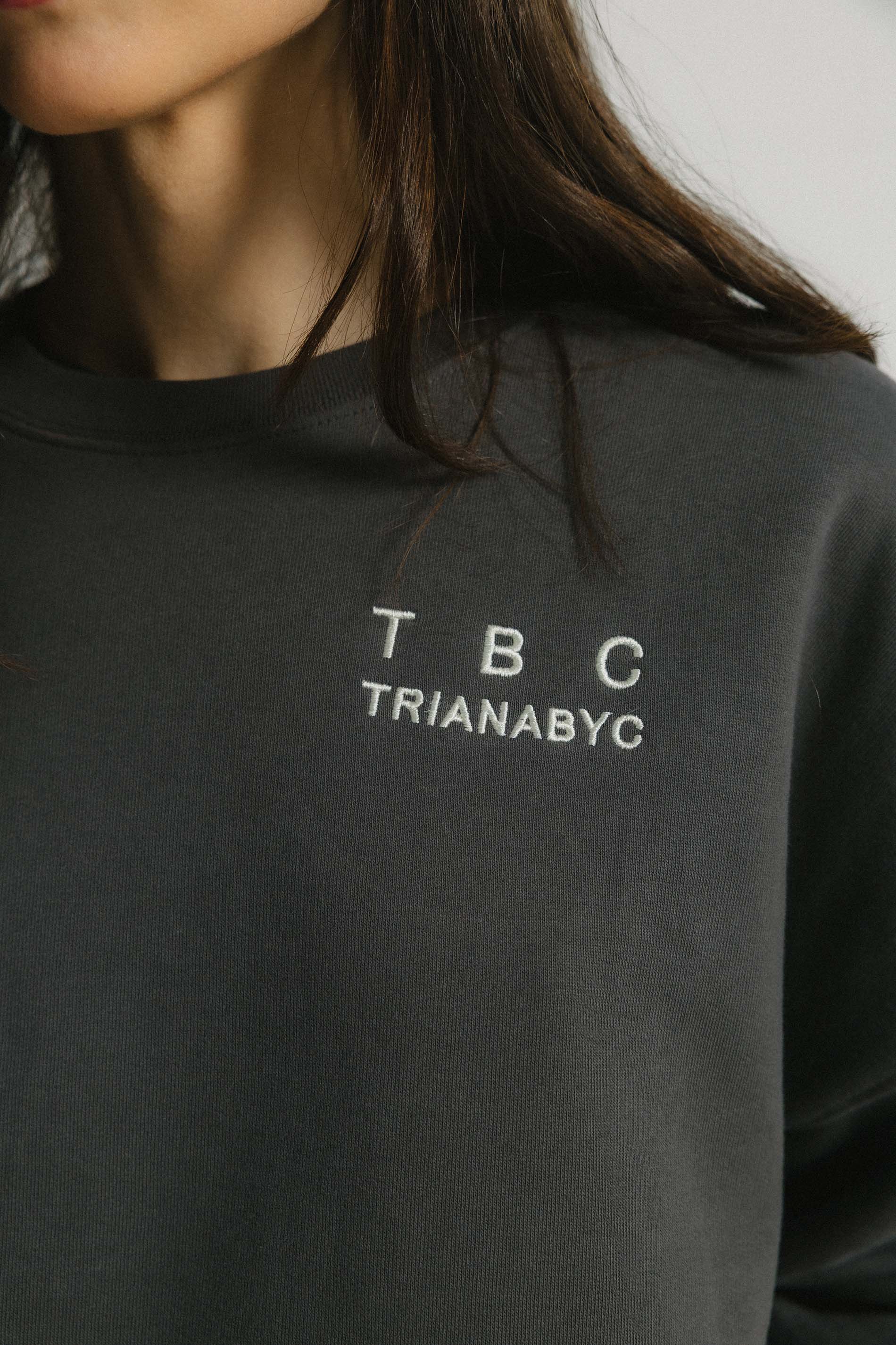 SUDADERA BIARRITZ ANTRACITA TRIANABYC