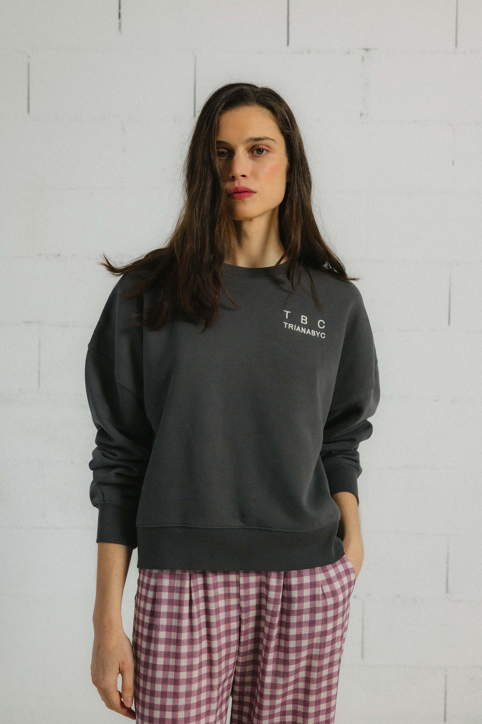 SUDADERA BIARRITZ ANTRACITA TRIANABYC