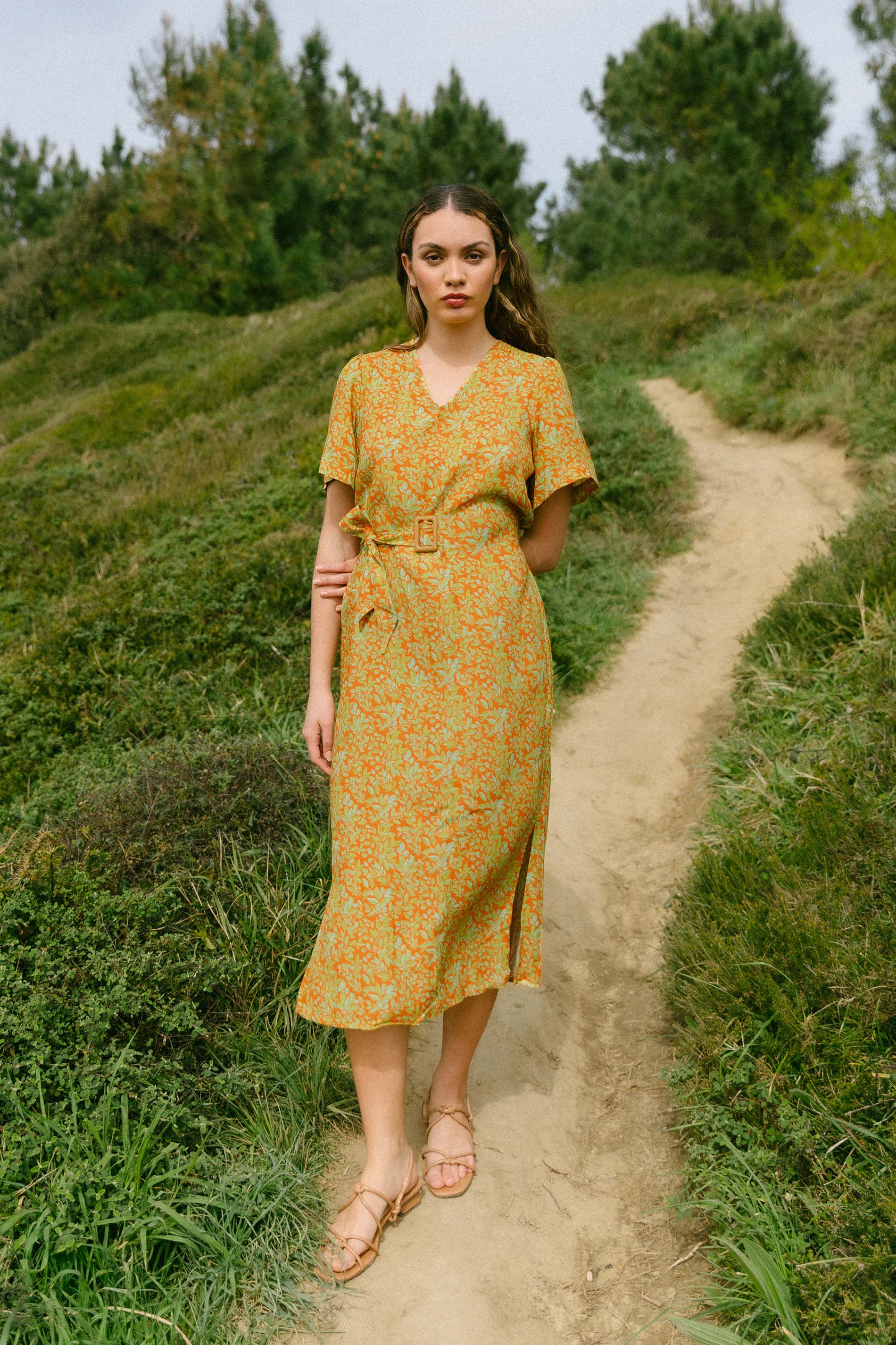 Vestido junco PISTACHO