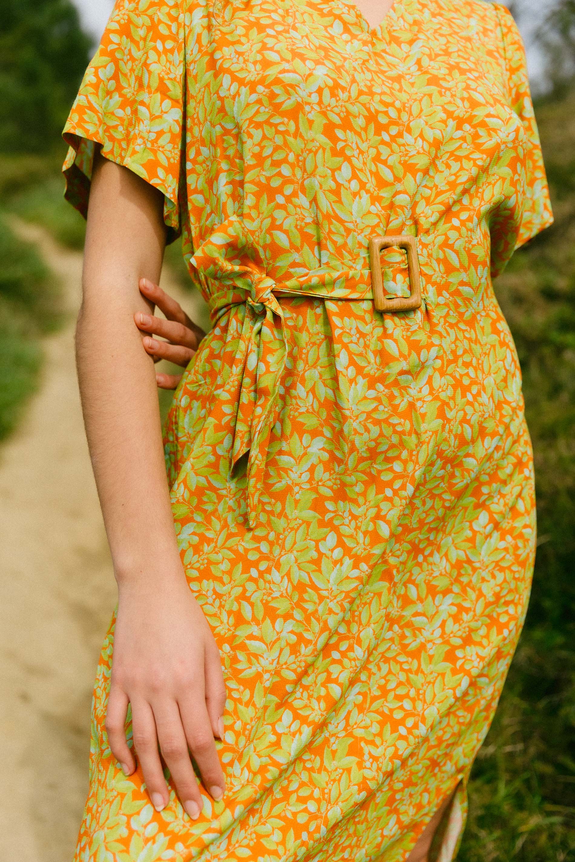 Vestido junco PISTACHO