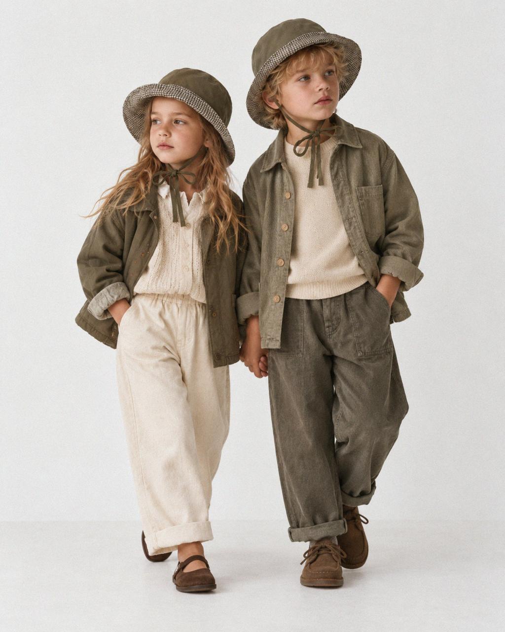 Gorro barry KIDS de lluvia kaki