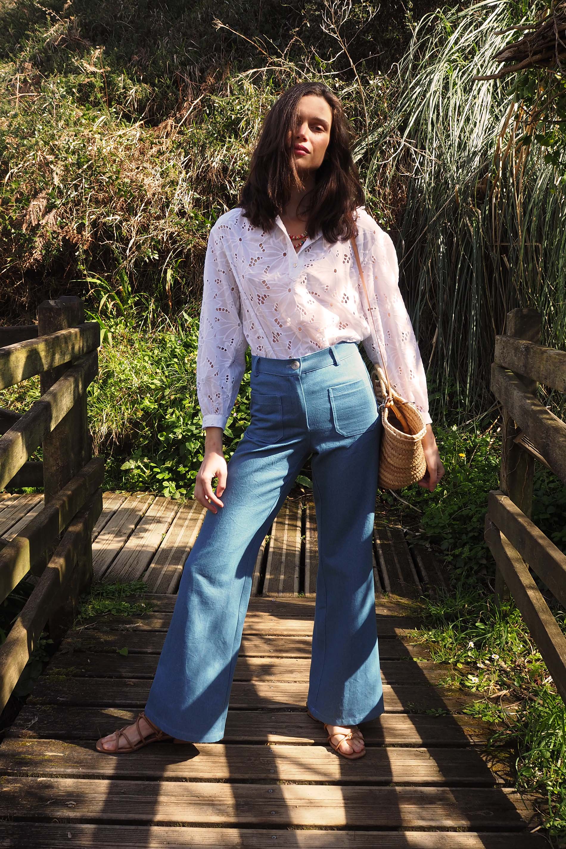 Pantalón denim MIDA
