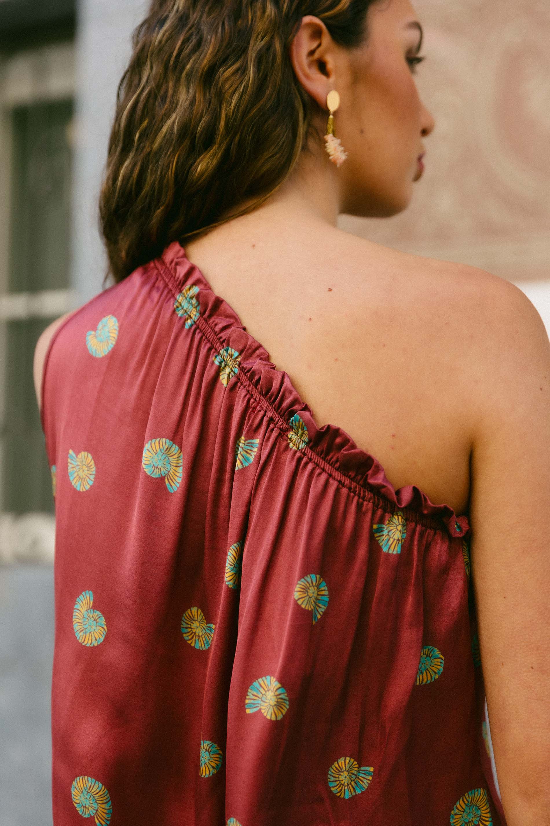 Blusa asimétrica ARGOS