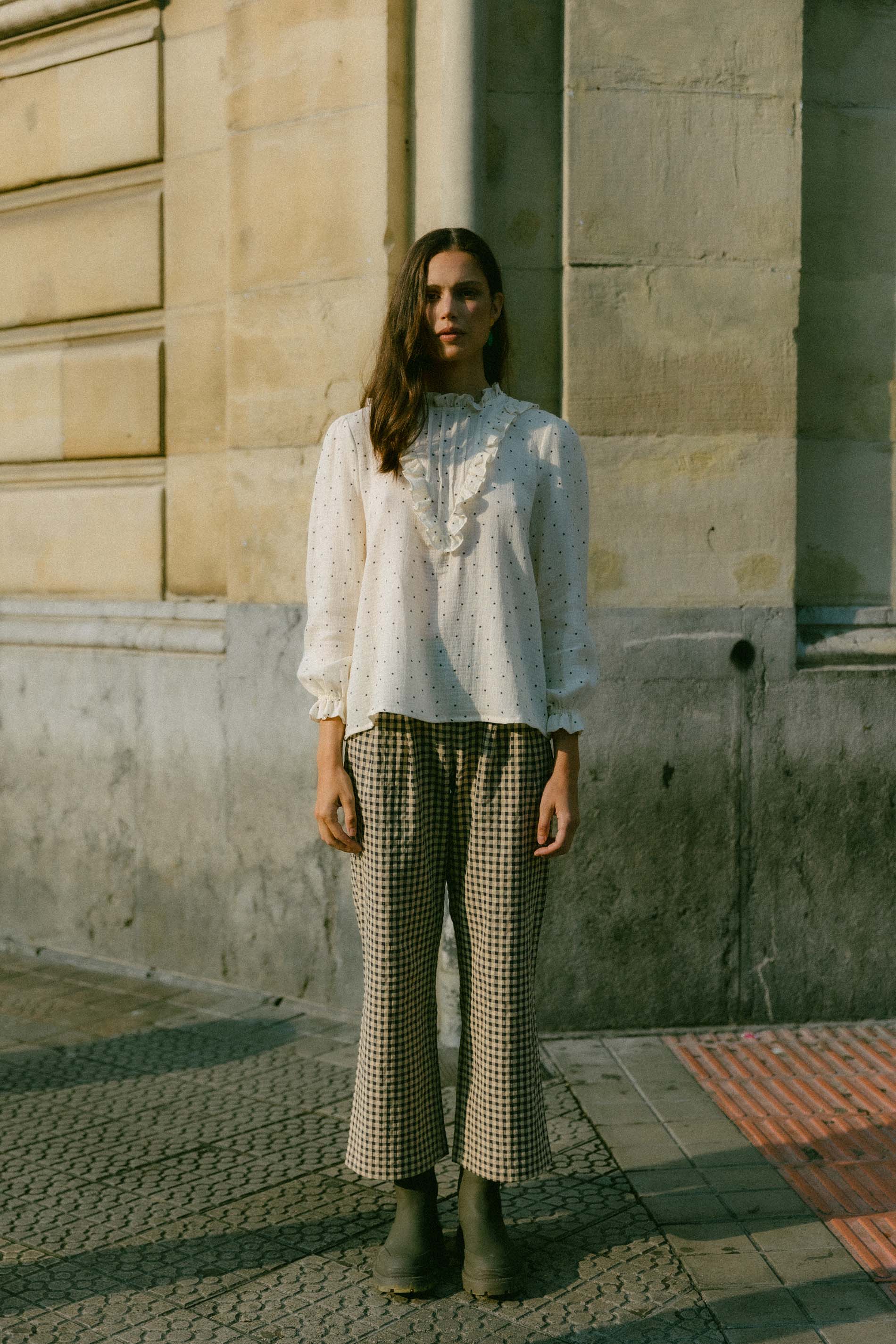 Blusa algodón orgánico estrellas SILKEN