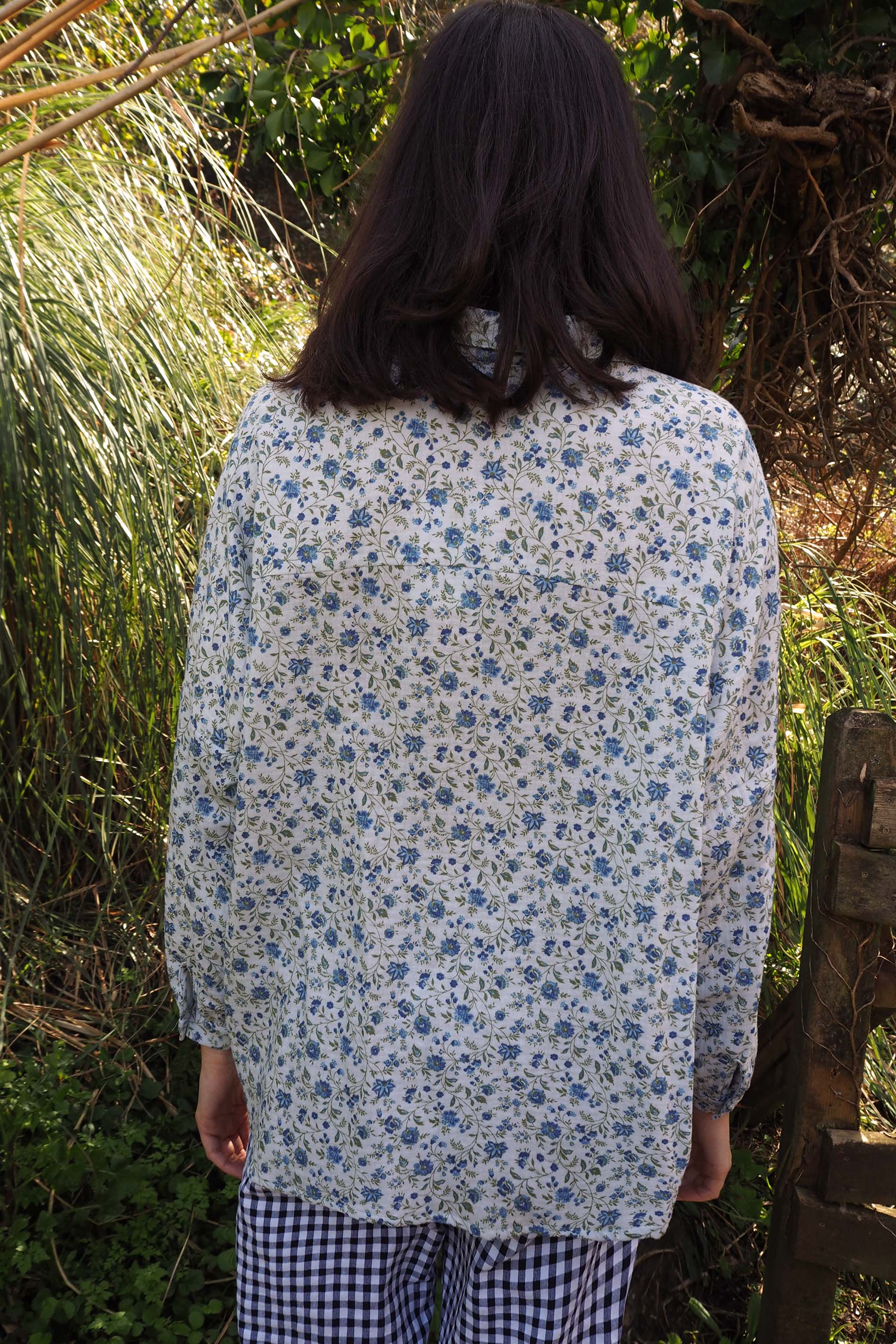 Blusa algodón orgánico STAR print flor