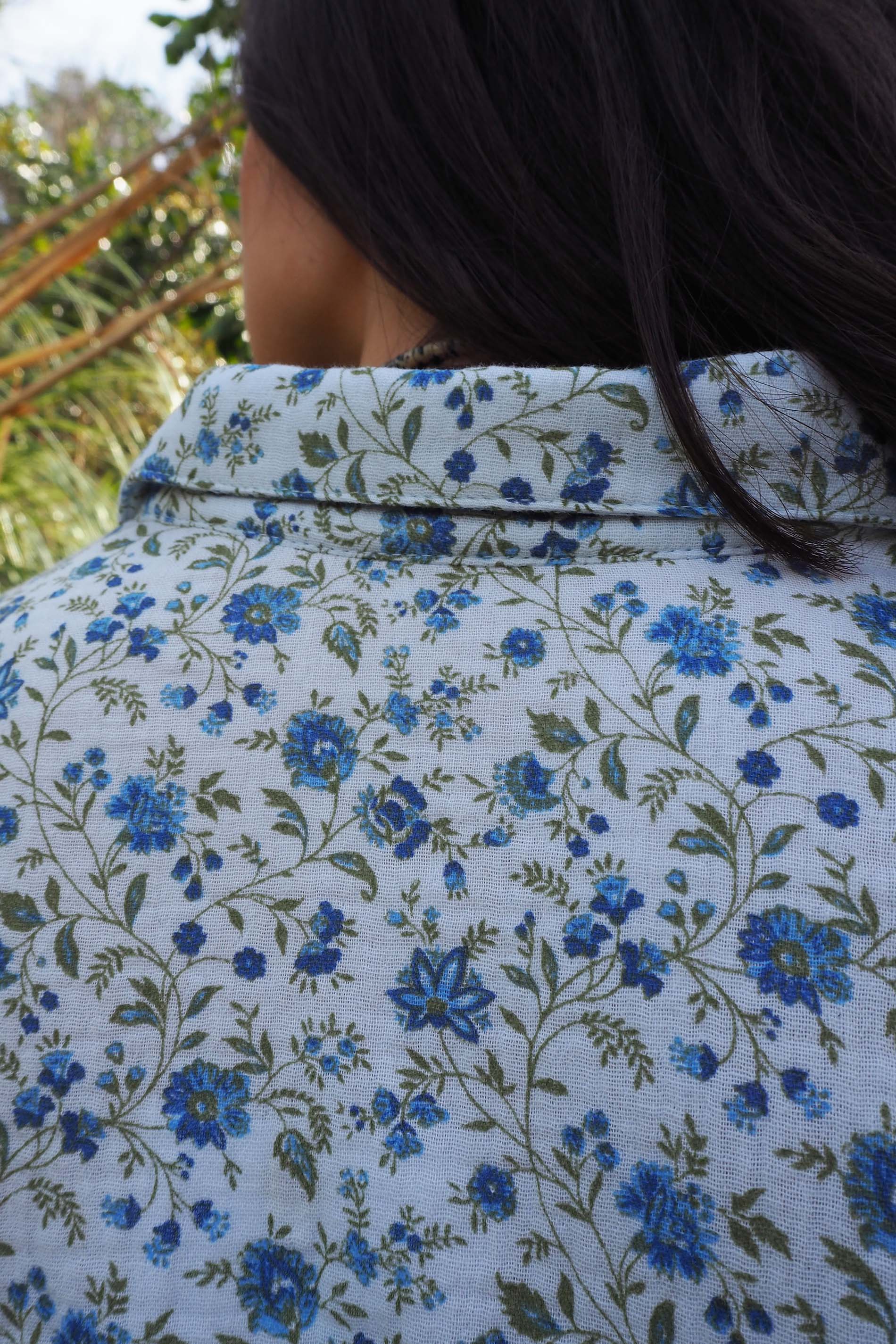 Blusa algodón orgánico STAR print flor