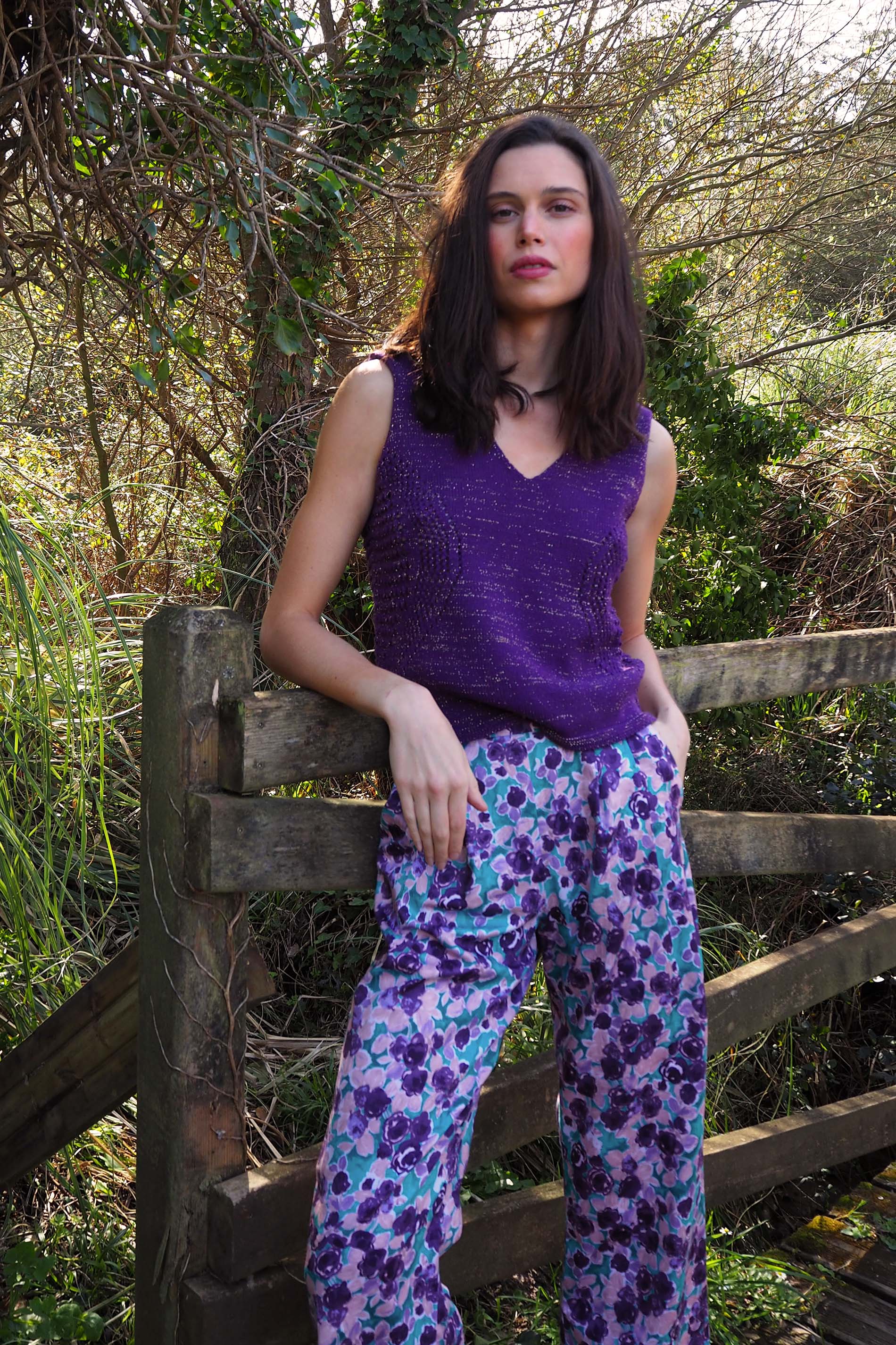 Top punto cardenal lurex MILAN