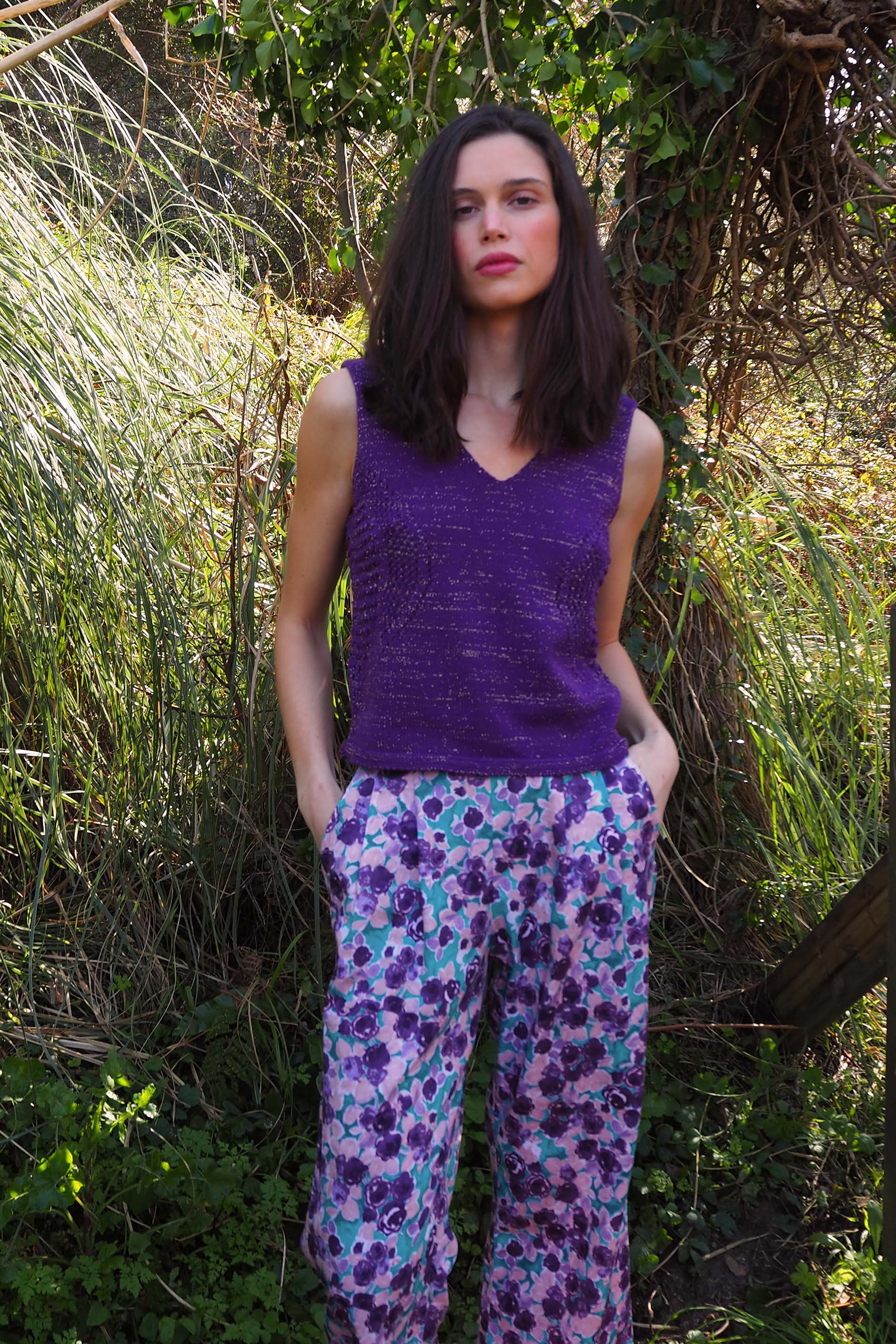 Top punto cardenal lurex MILAN