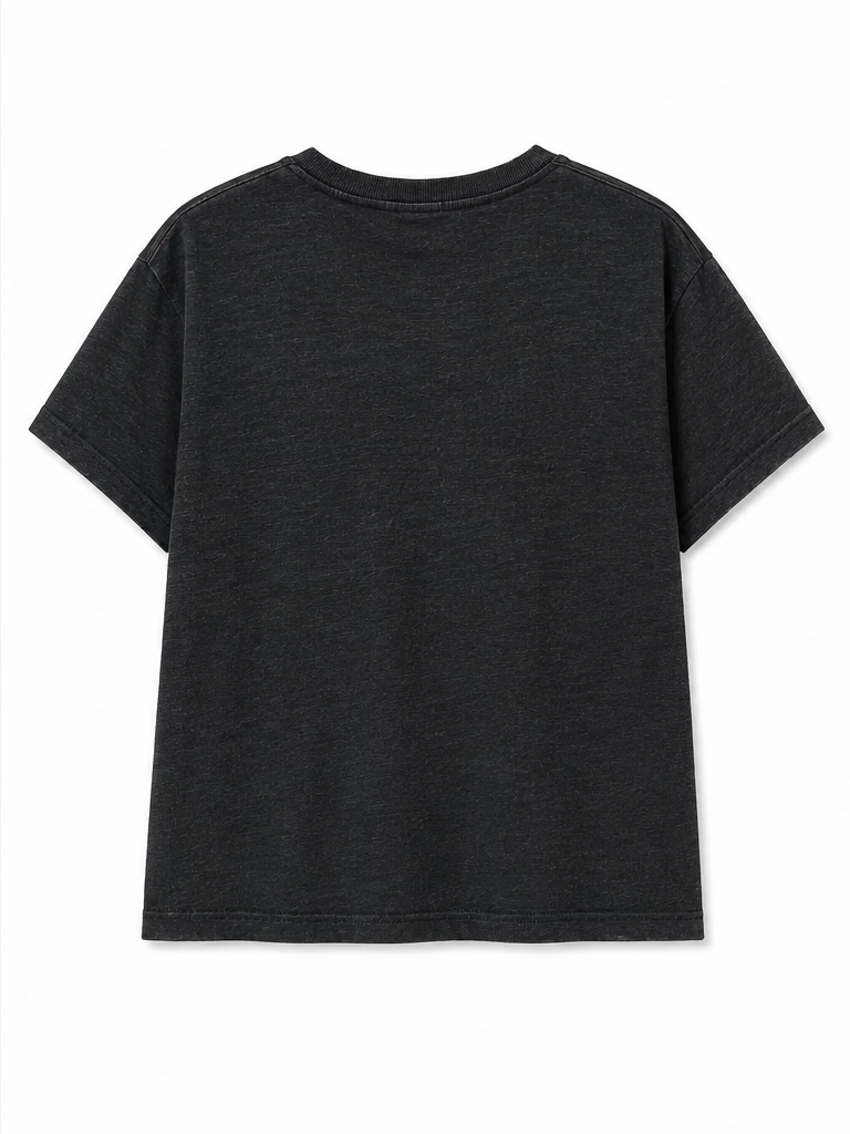 Camiseta antracita bordado TRIANABYC