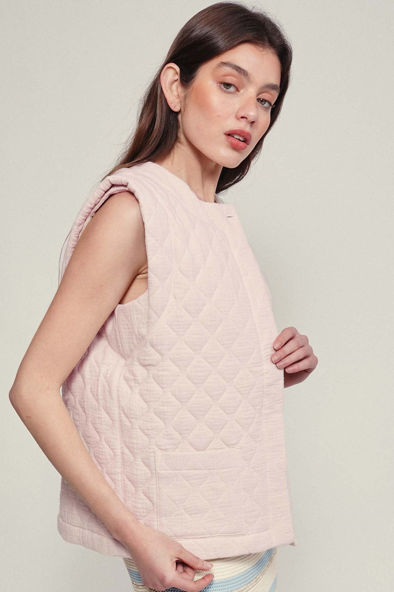 Gilet PISA rose