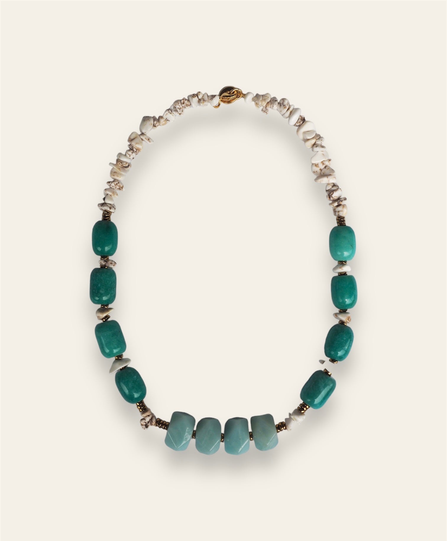 collier FAULT bleu