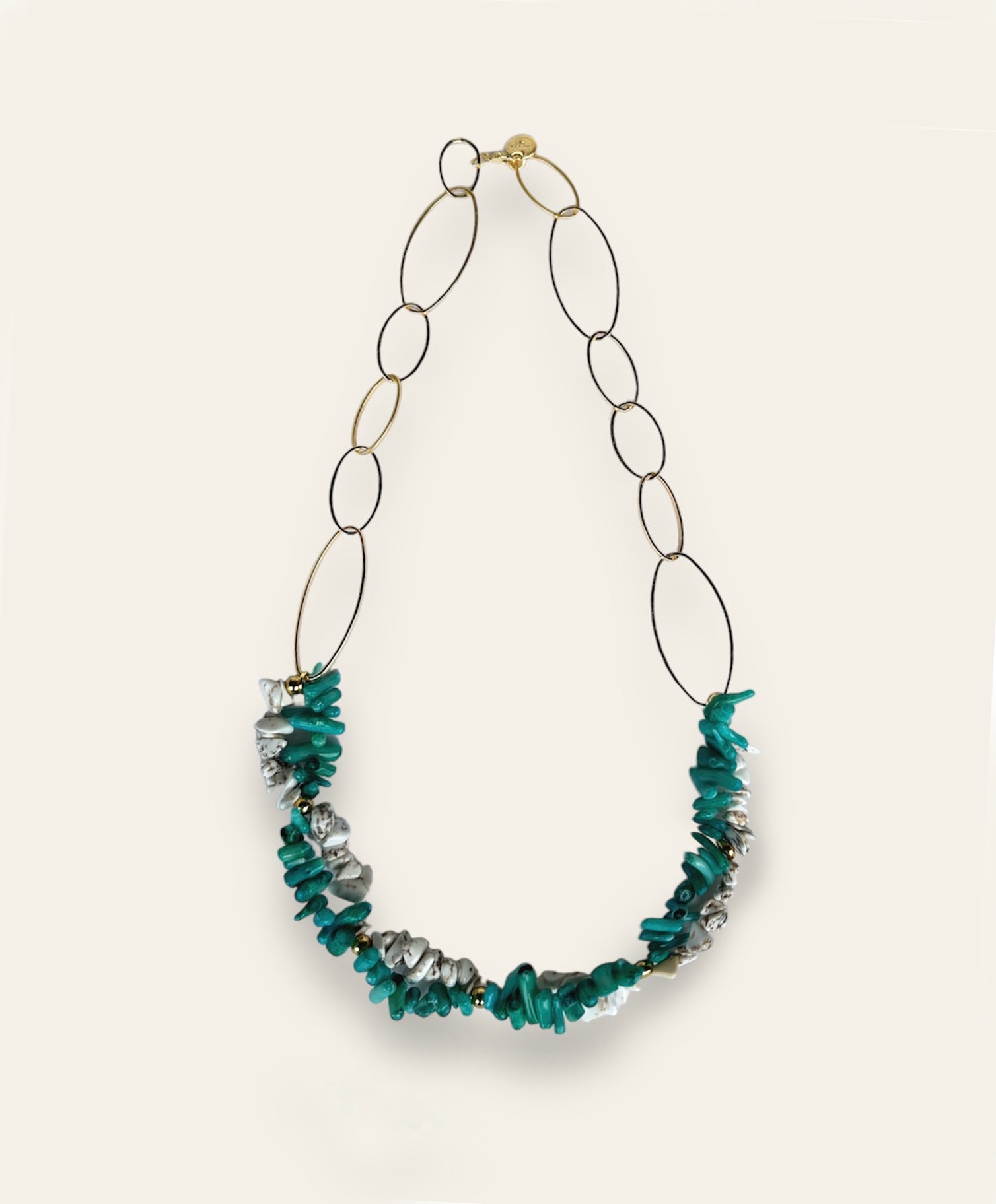 collier FAULT bleu
