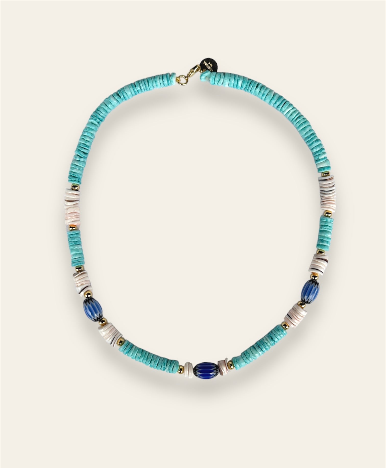 collier FAULT bleu