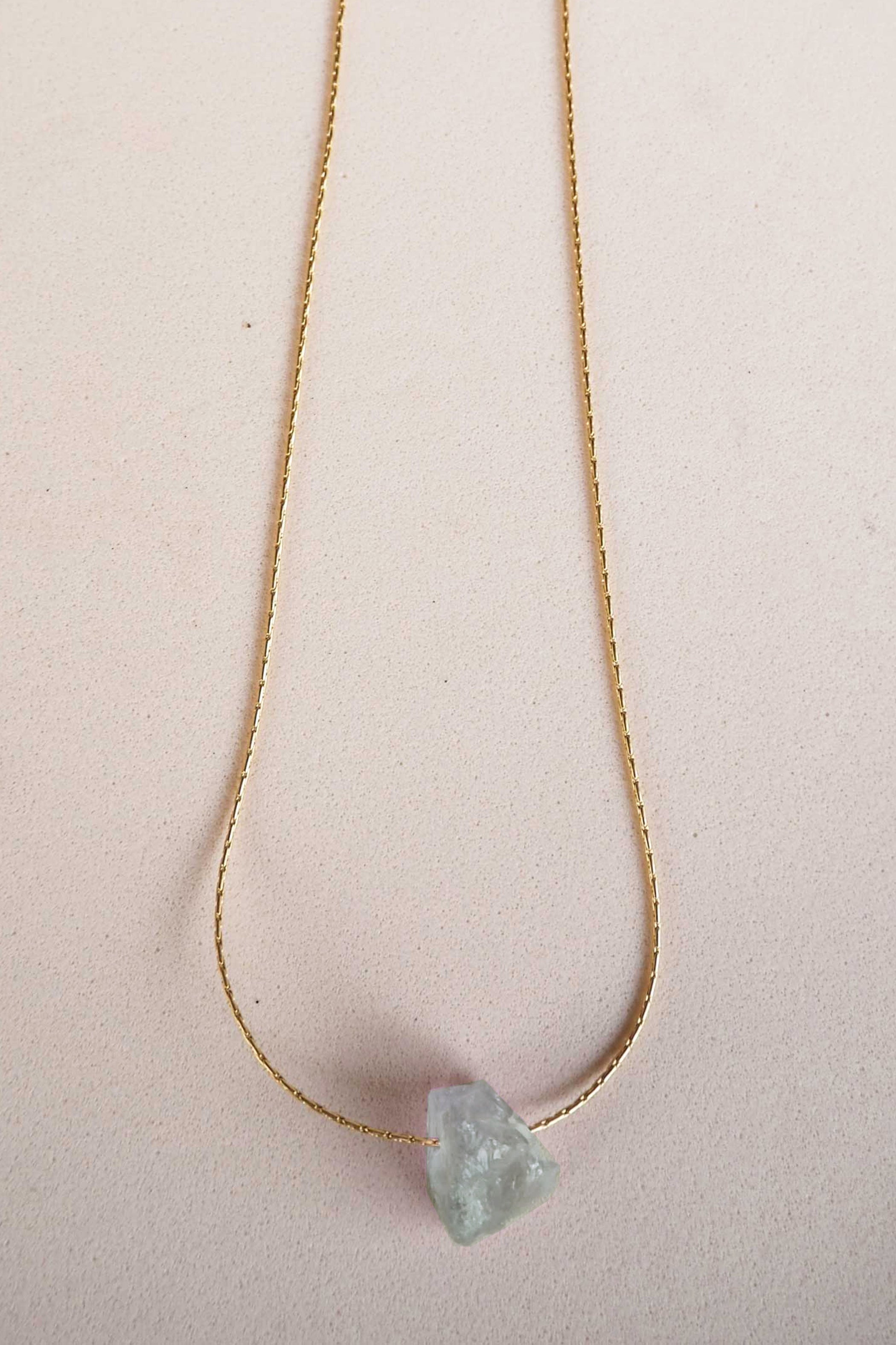 Collar cuarzo verde