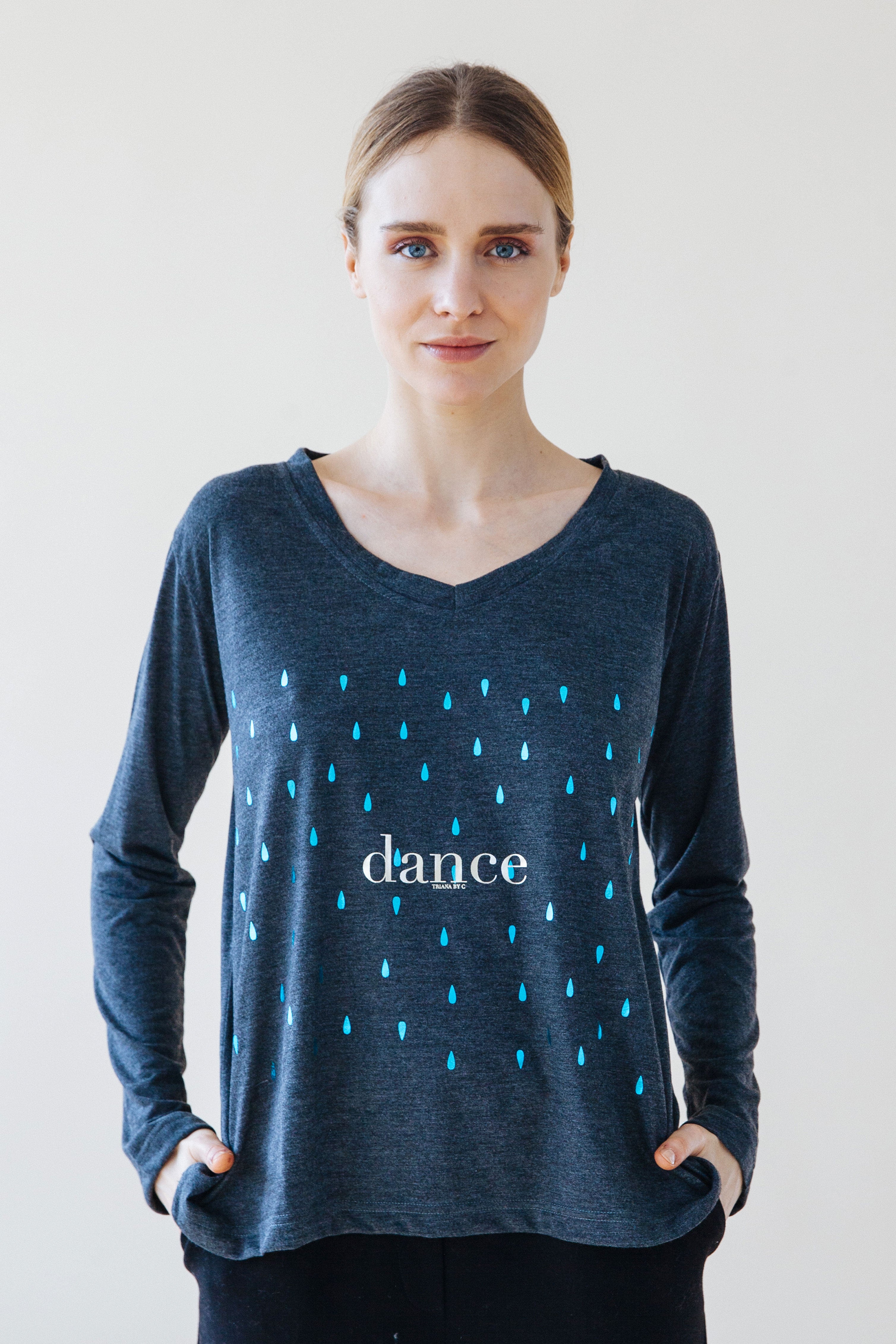 Camiseta gris dance
