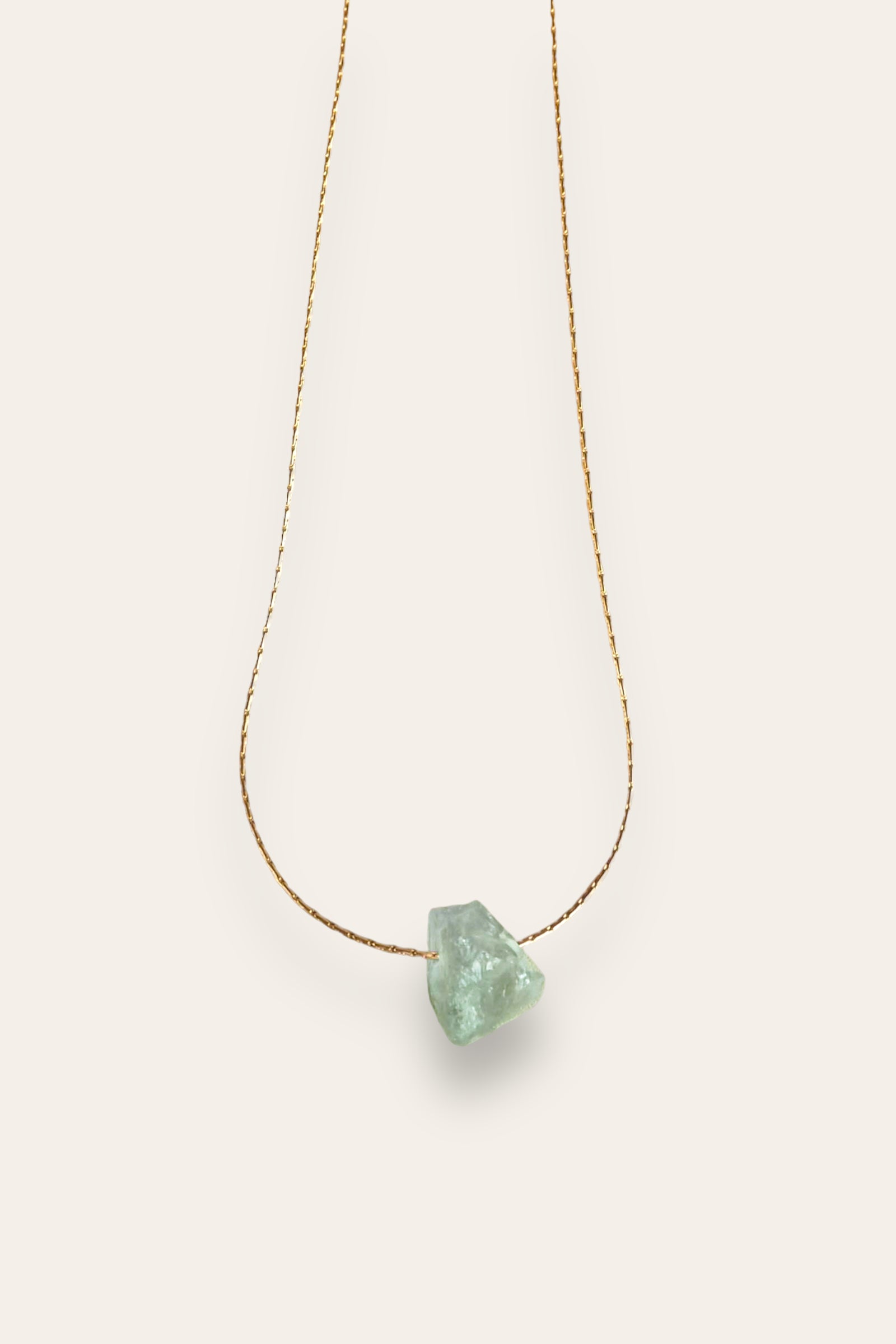 Collar cuarzo verde natural
