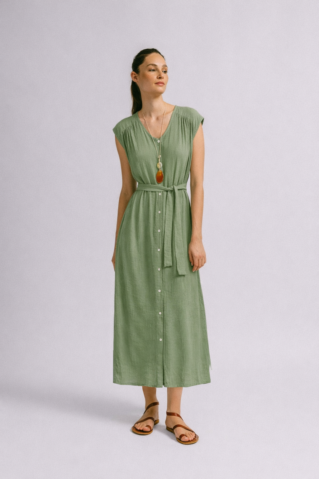 Vestido olimpia verde