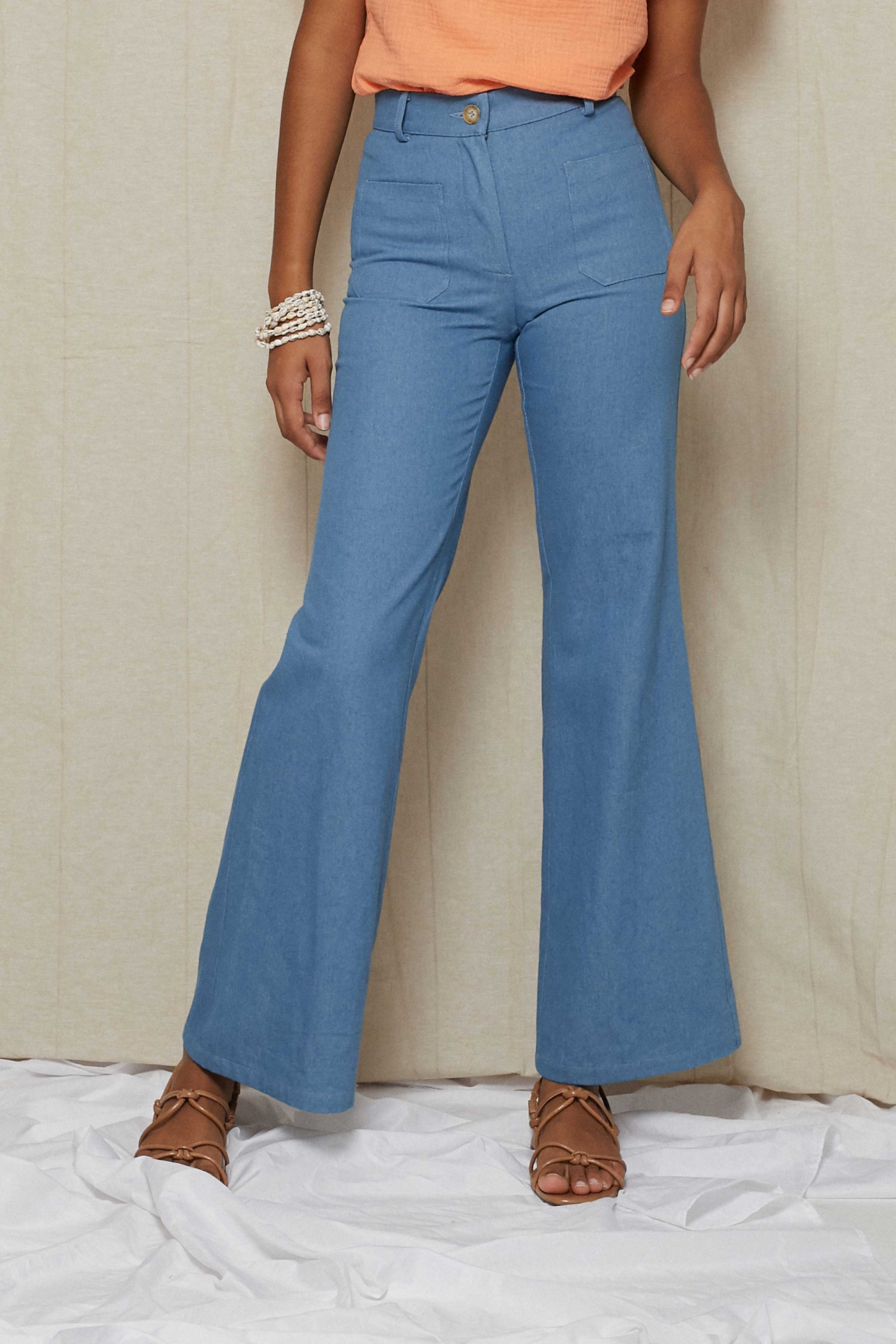 Pantalón denim MIDA